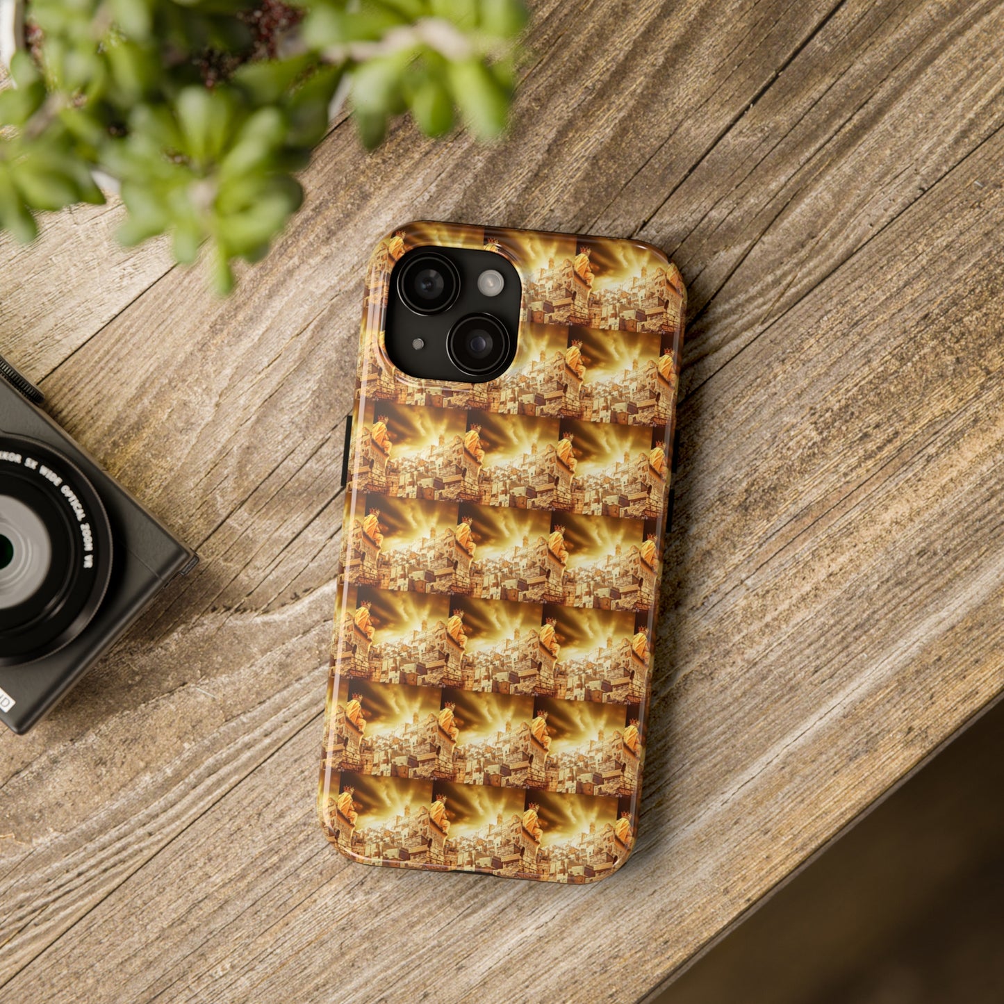 AImagination Collection Apple iPhone Tough Case - "The Golden Kingdom" - The God Ball Originals by Chris Rabalais