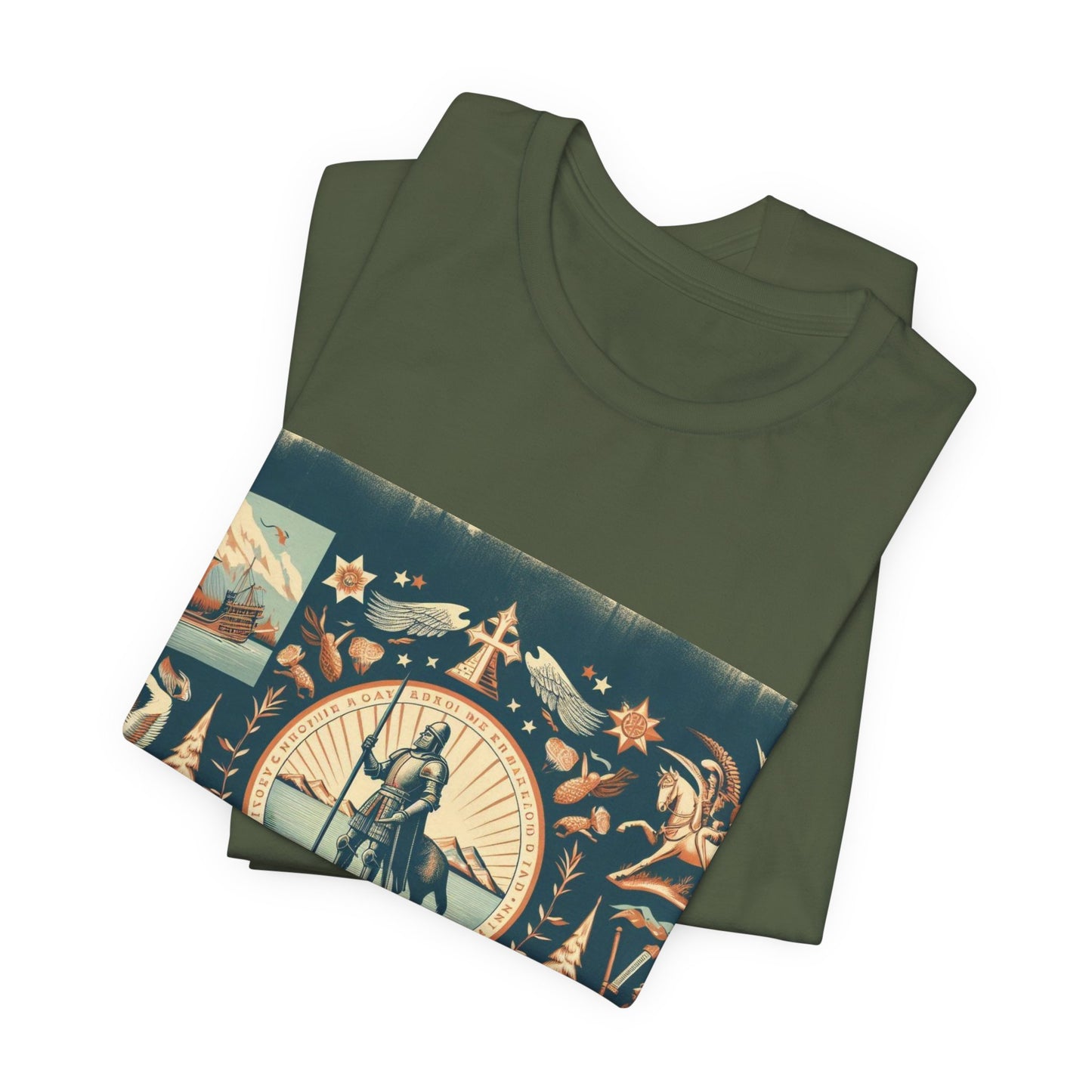 Alaska Vintage Christian Crusader - Unisex Jersey Tee - USA - 100% Charity Benefit - The God Vote Collection by Chris Rabalais