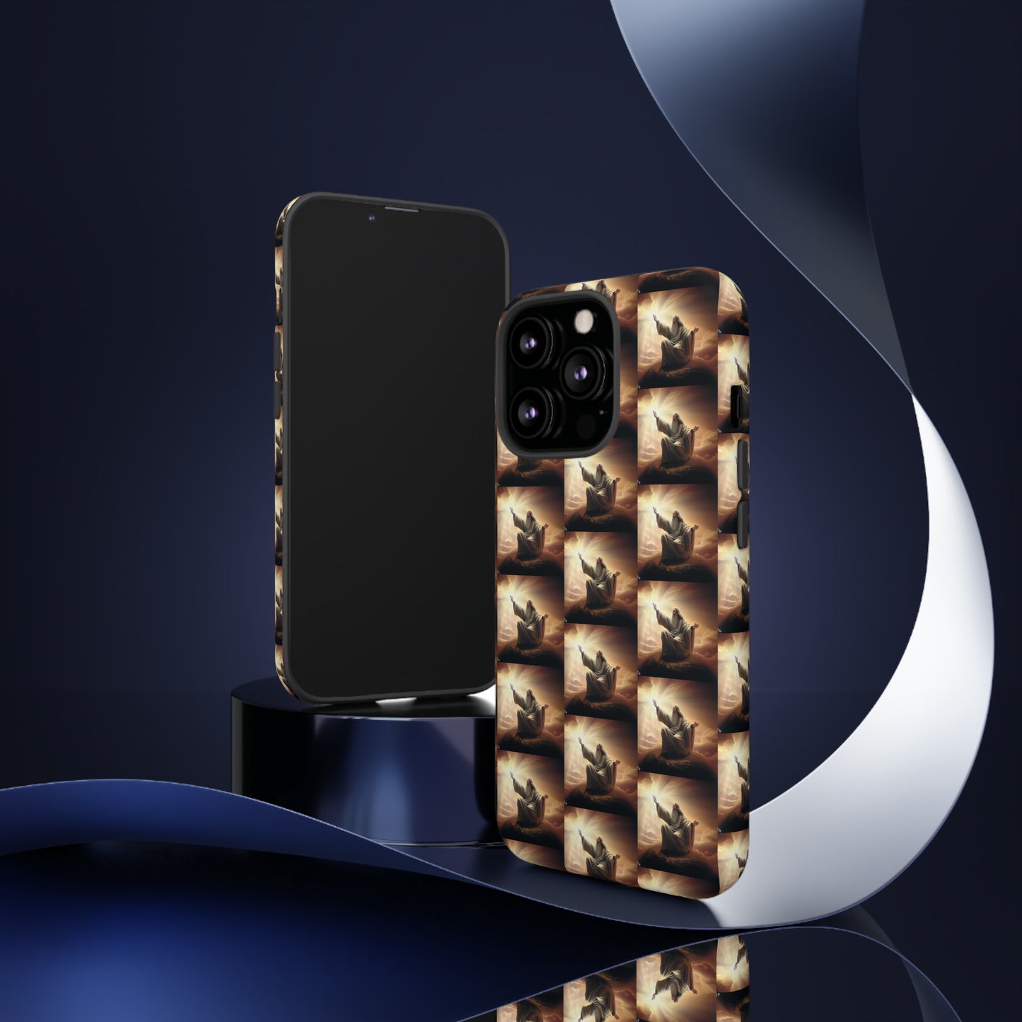 AImagination Collection iPhone Tough Case - "Let There Be Light" - The God Ball Originals by Chris Rabalais (2024)