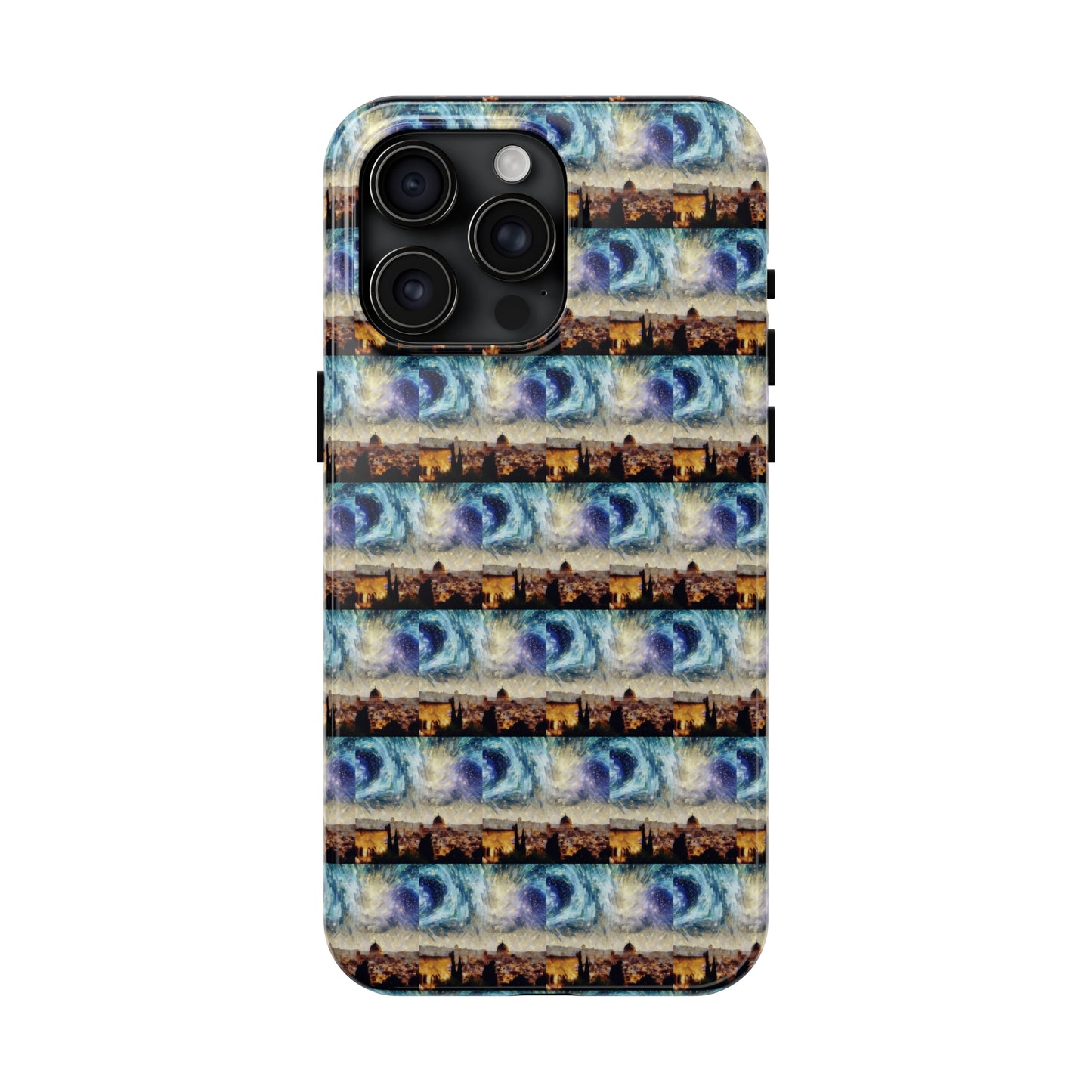 AImagination Collection iPhone Tough Case - "Starry Jerusalem" - The God Ball Originals by Chris Rabalais (2024)