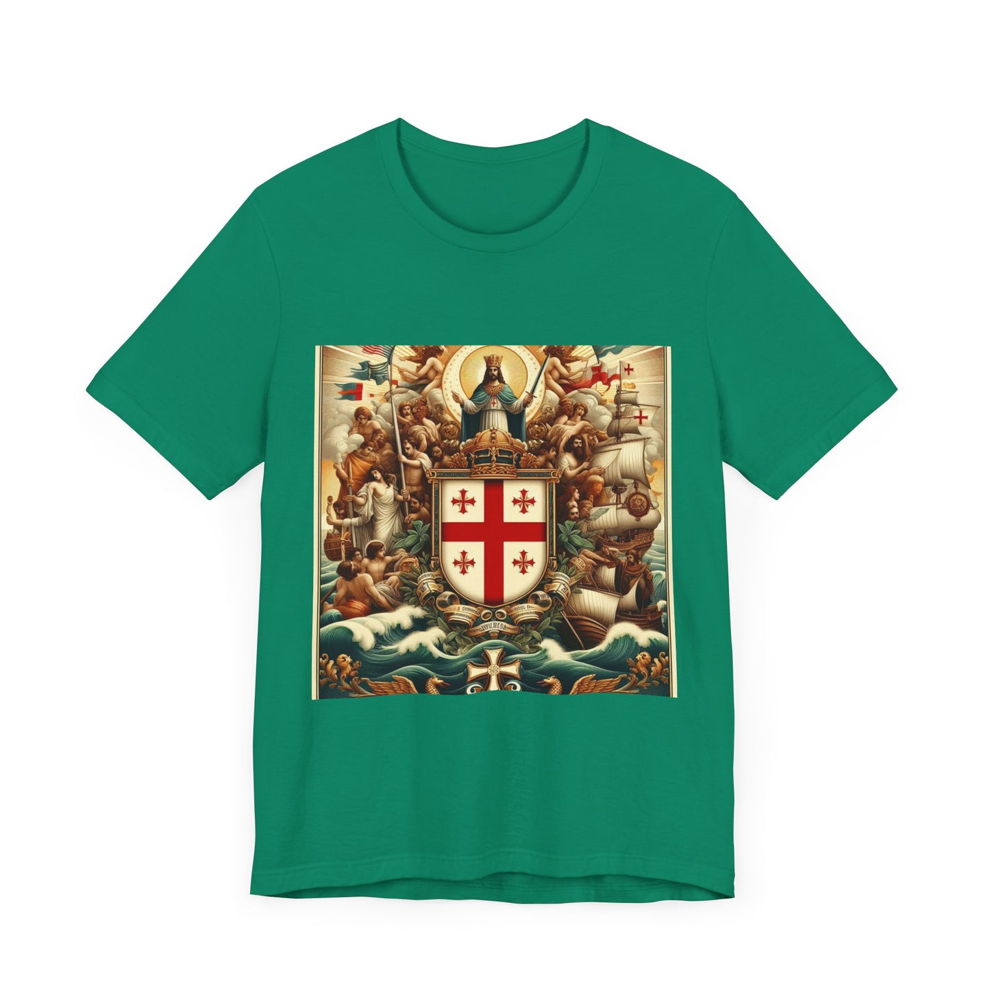 Northern Mariana Vintage Christian Crusader - Unisex Jersey Tee - USA - 100% Charity Benefit - The God Vote Collection by Chris Rabalais