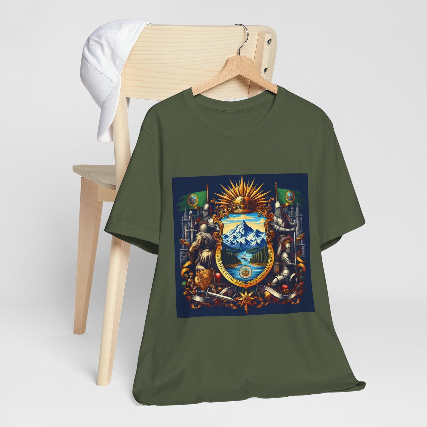 Washington Vintage Christian Crusader - Unisex Jersey Tee - USA - 100% Charity Benefit - The God Vote Collection by Chris Rabalais