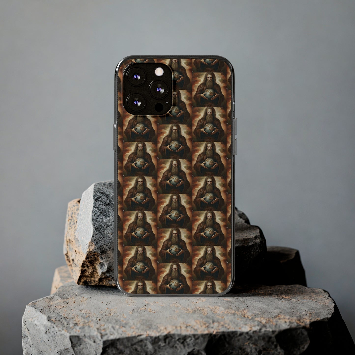 AImagination Collection Soft Phone Cases - "Yahweh's World" - The God Ball Originals by Chris Rabalais (2024)