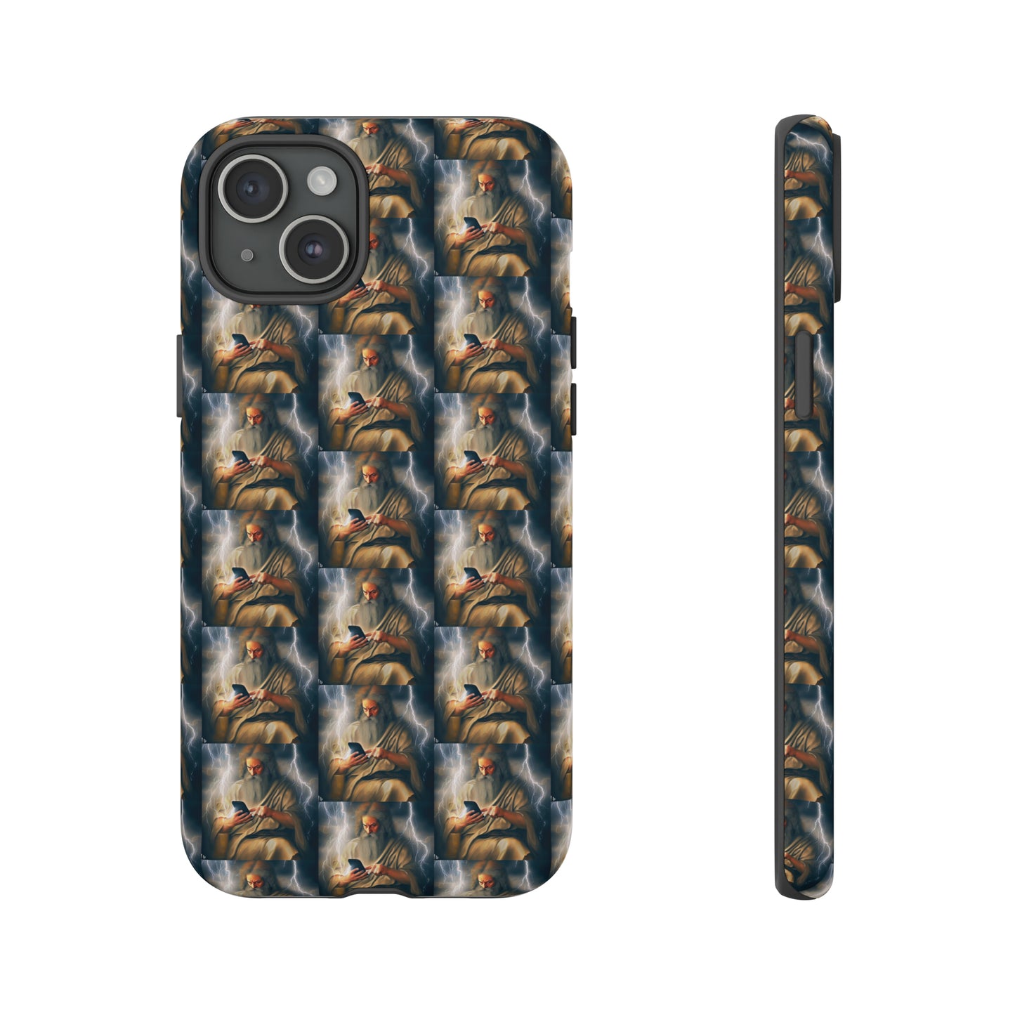 AImagination Collection iPhone Tough Cases - "The Watchman" - The God Ball Originals by Chris Rabalais (2024)