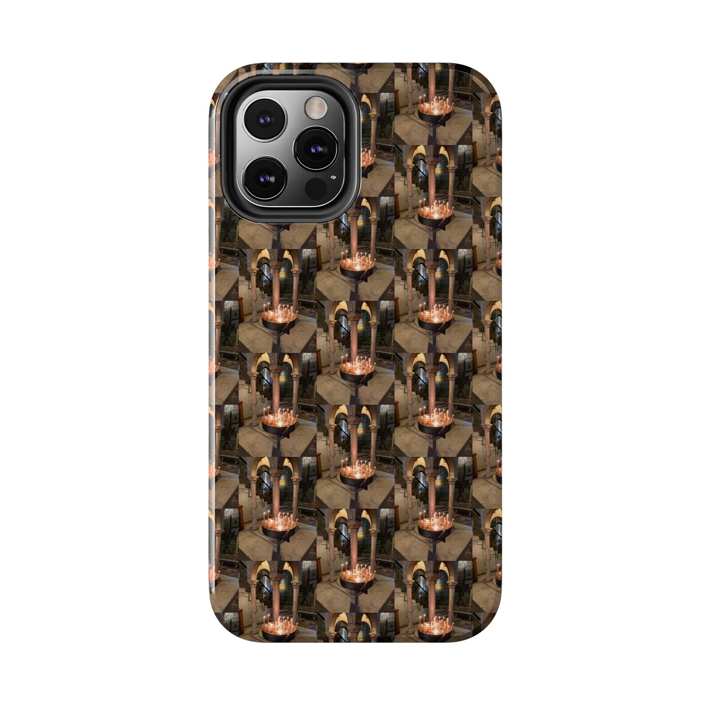 Holy Land Origins Apple iPhone Tough Case - Church of the Holy Sepulchre at Jerusalem - The God Ball Originals by Chris Rabalais (2024)