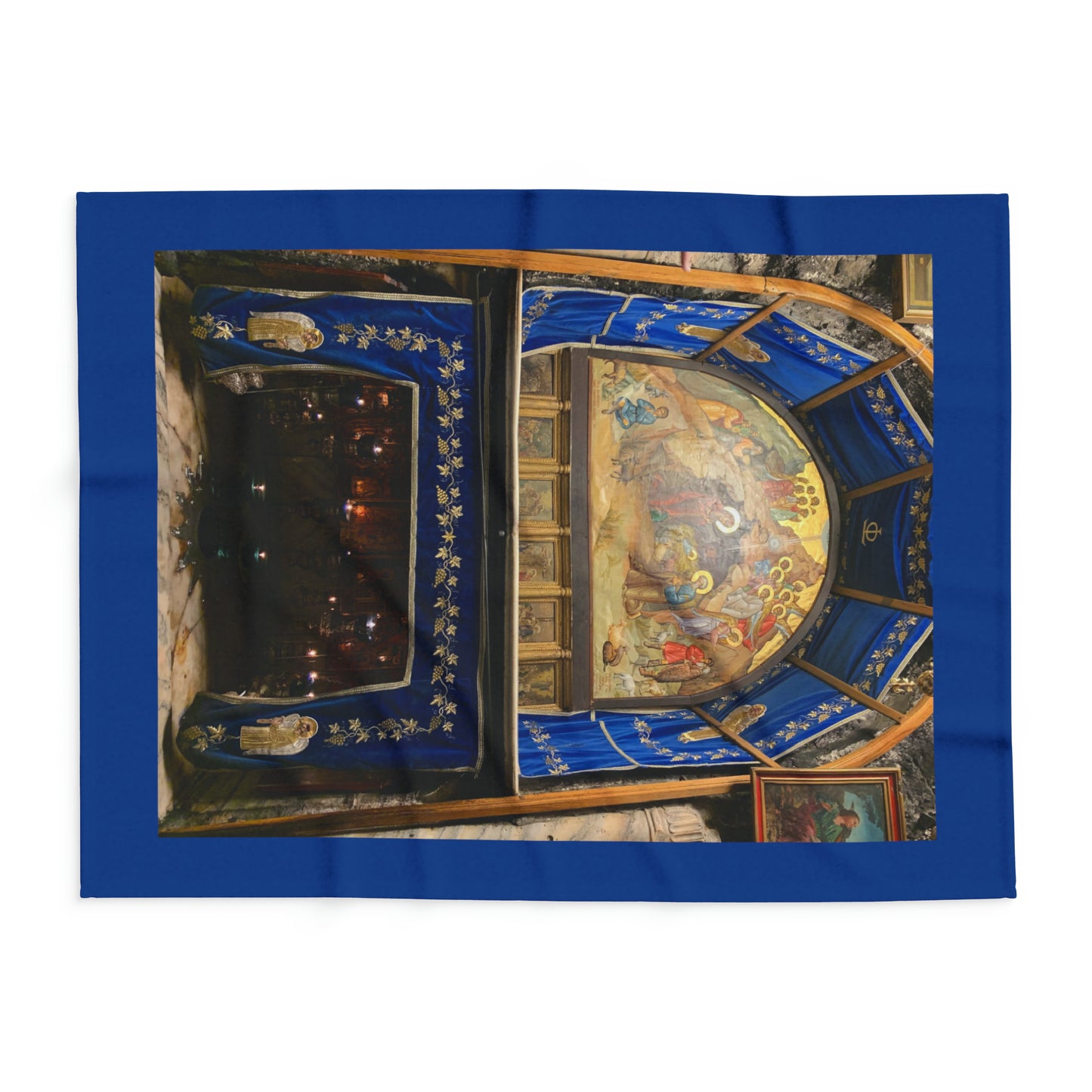 Holy Land Origins Arctic Fleece Blanket - Church of the Nativity at Bethlehem - The God Ball Originals by Chris Rabalais (2024)