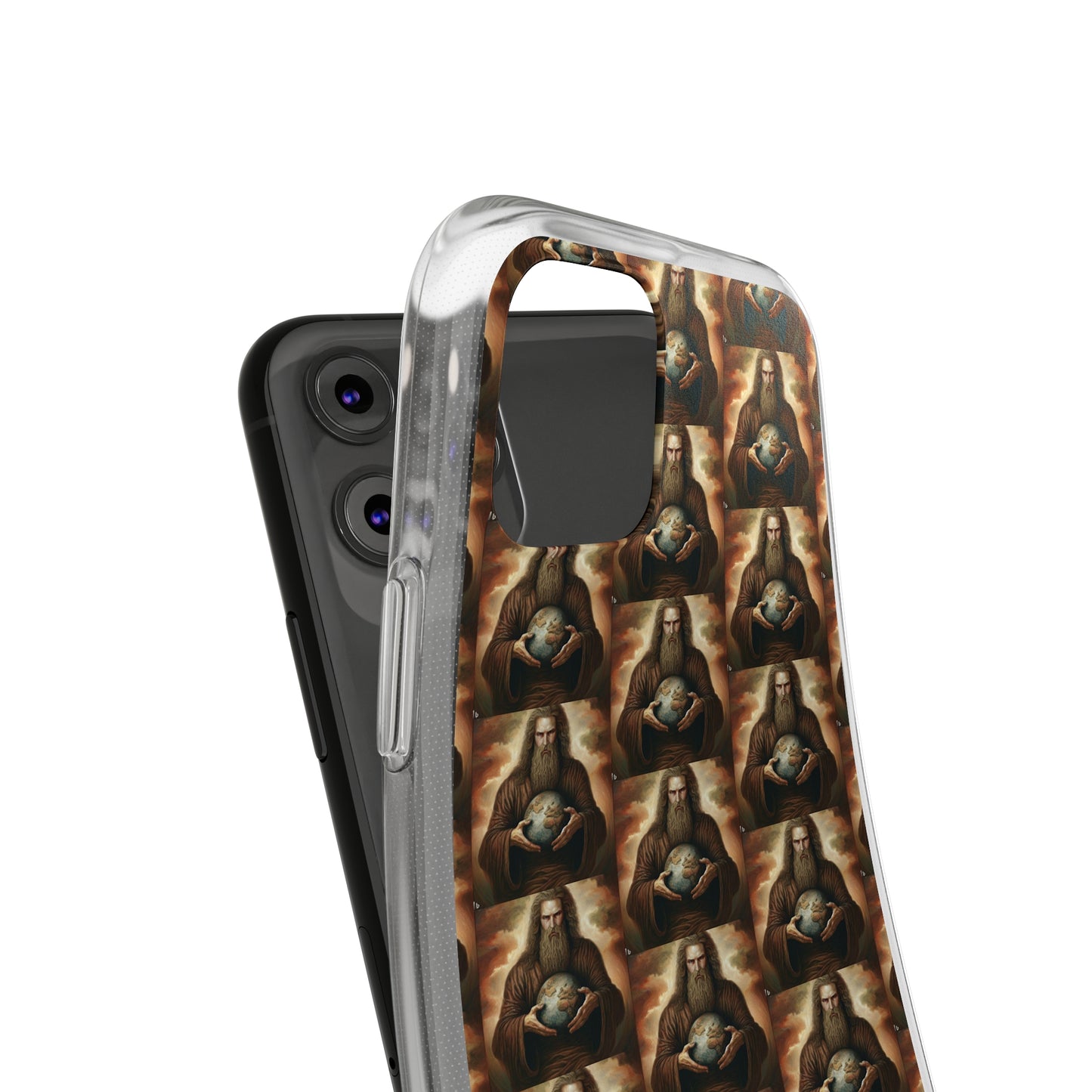 AImagination Collection Soft Phone Cases - "Yahweh's World" - The God Ball Originals by Chris Rabalais (2024)