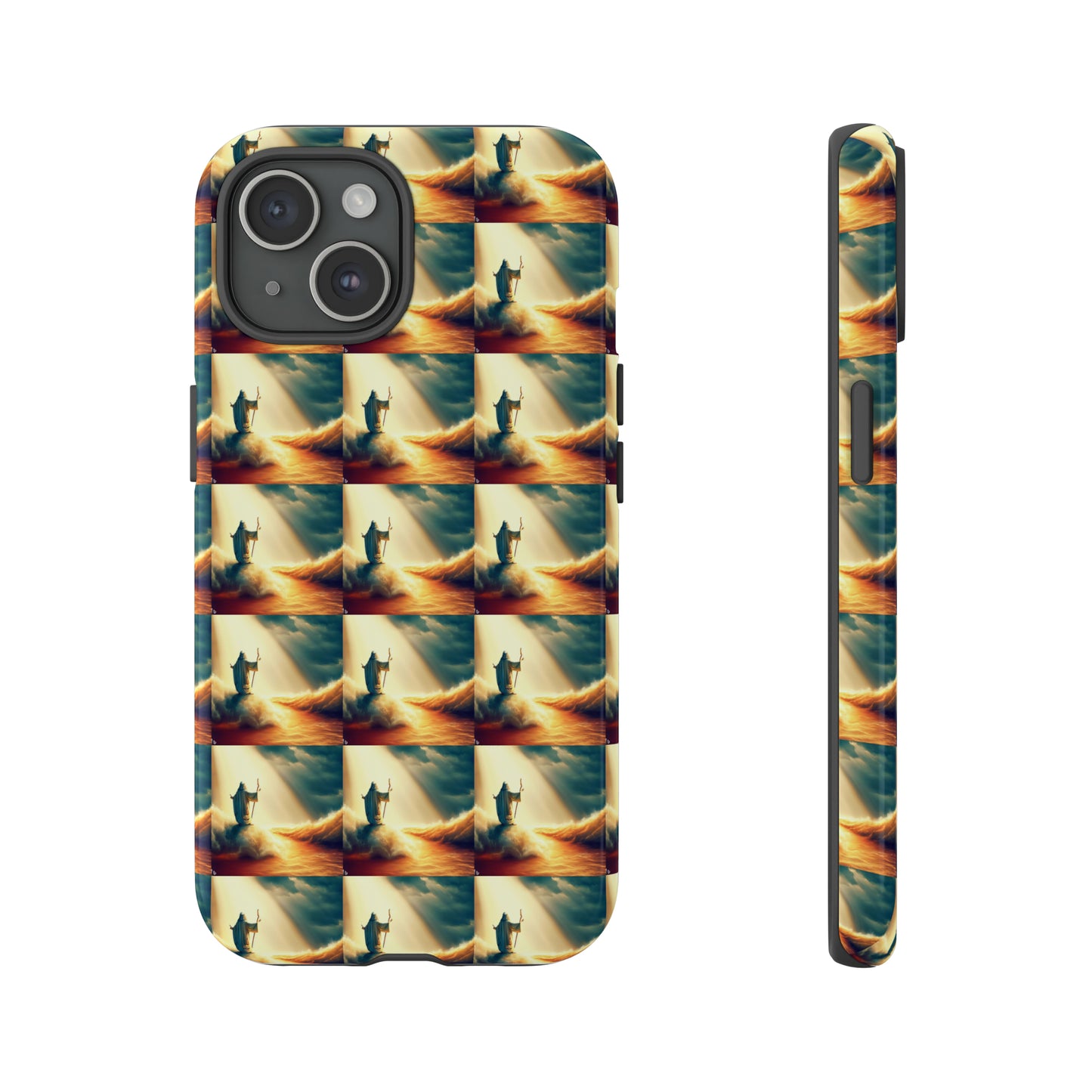 AImagination Collection iPhone Tough Case - "Parting the Sea" - The God Ball Originals by Chris Rabalais (2024)