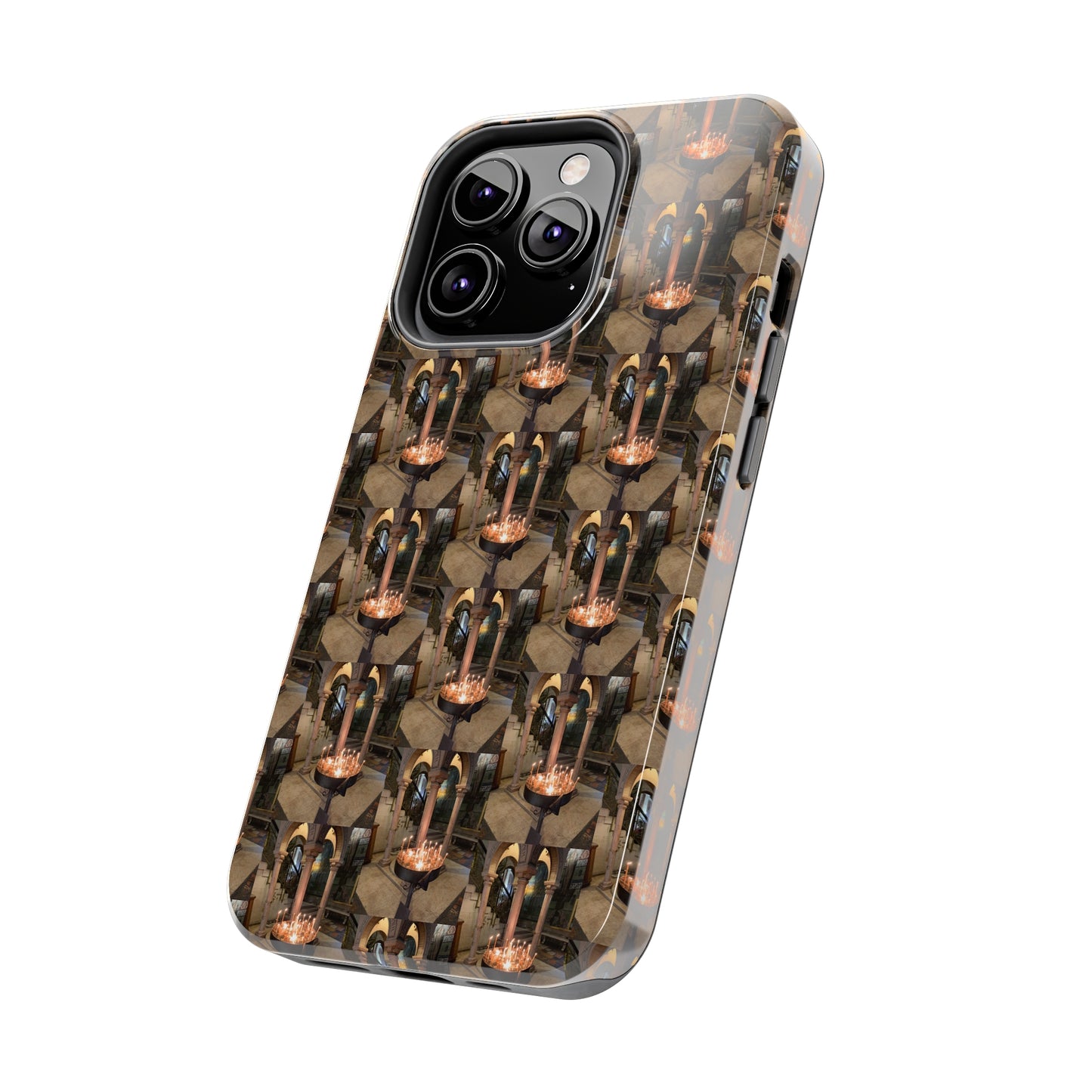 Holy Land Origins Apple iPhone Tough Case - Church of the Holy Sepulchre at Jerusalem - The God Ball Originals by Chris Rabalais (2024)