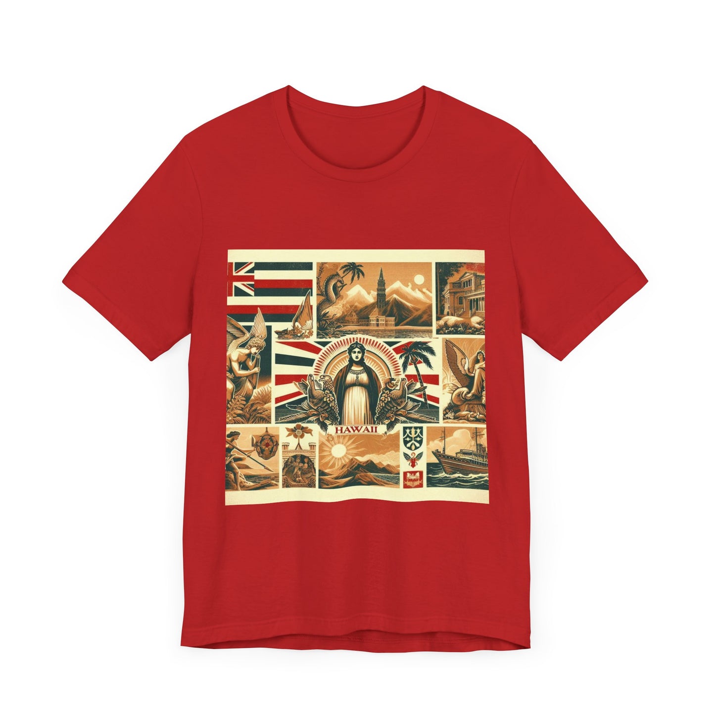 Hawaii Vintage Christian Crusader - Unisex Jersey Tee - USA - 100% Charity Benefit - The God Vote Collection by Chris Rabalais