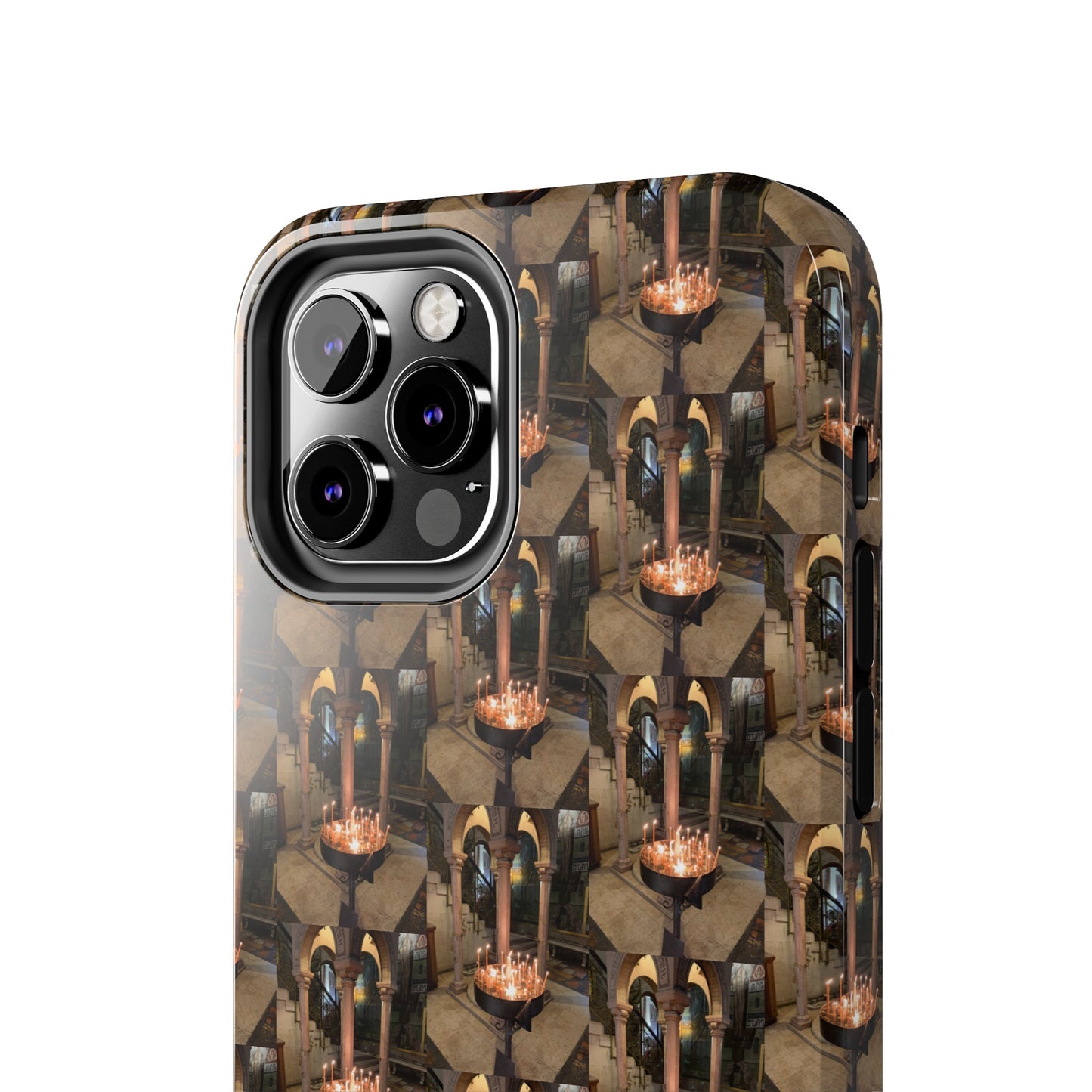 Holy Land Origins Apple iPhone Tough Case - Church of the Holy Sepulchre at Jerusalem - The God Ball Originals by Chris Rabalais (2024)