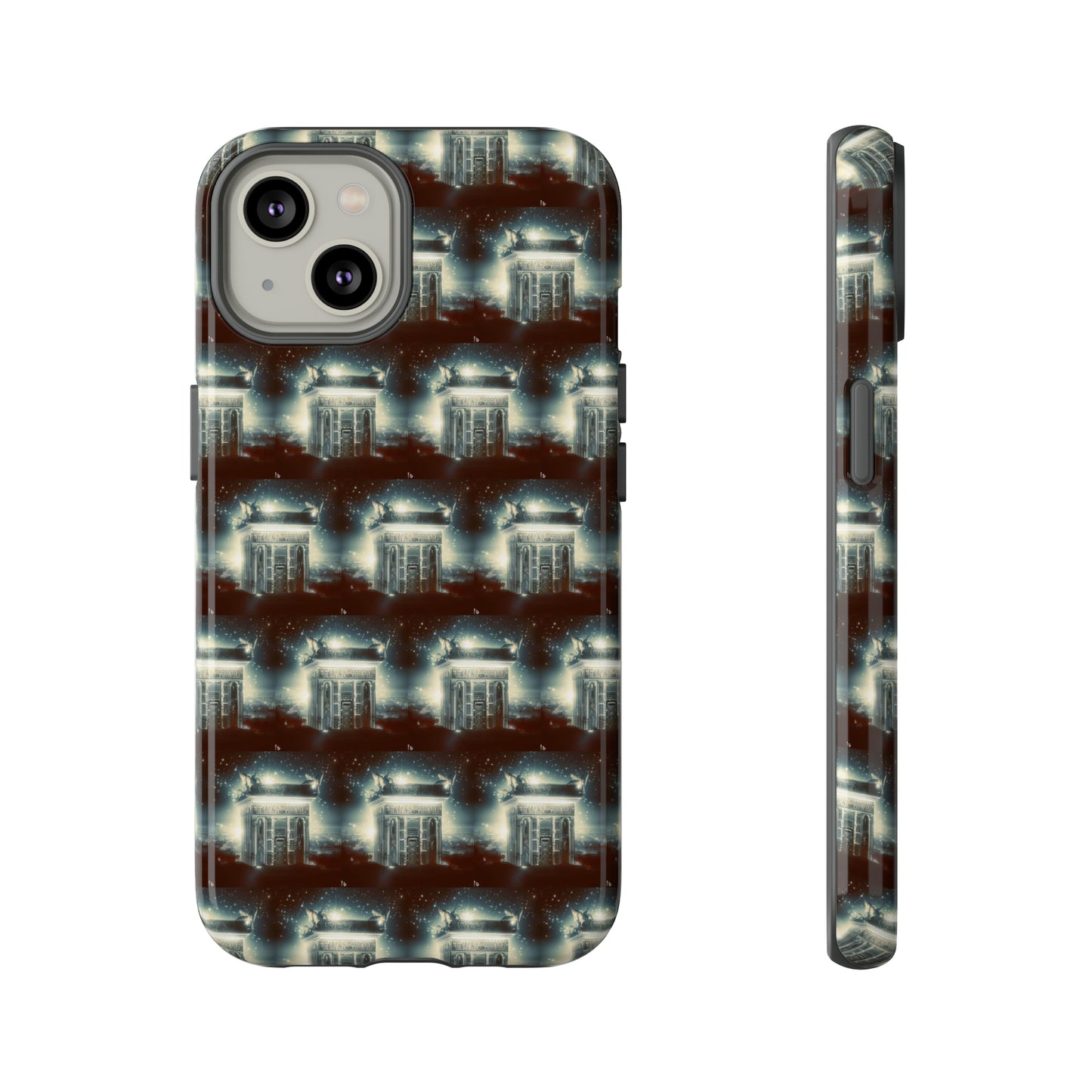 AImagination Collection iPhone Tough Cases - "The Temple" - The God Ball Originals by Chris Rabalais (2024)