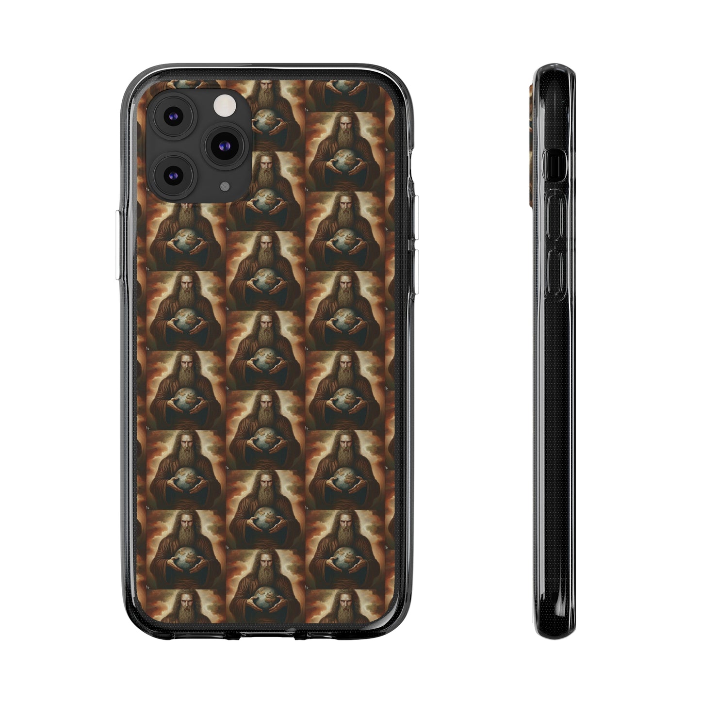 AImagination Collection Soft Phone Cases - "Yahweh's World" - The God Ball Originals by Chris Rabalais (2024)