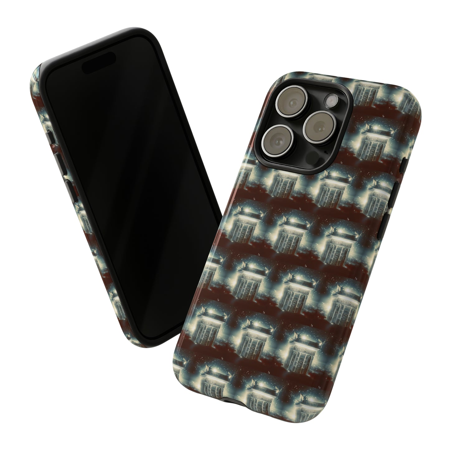 AImagination Collection iPhone Tough Cases - "The Temple" - The God Ball Originals by Chris Rabalais (2024)