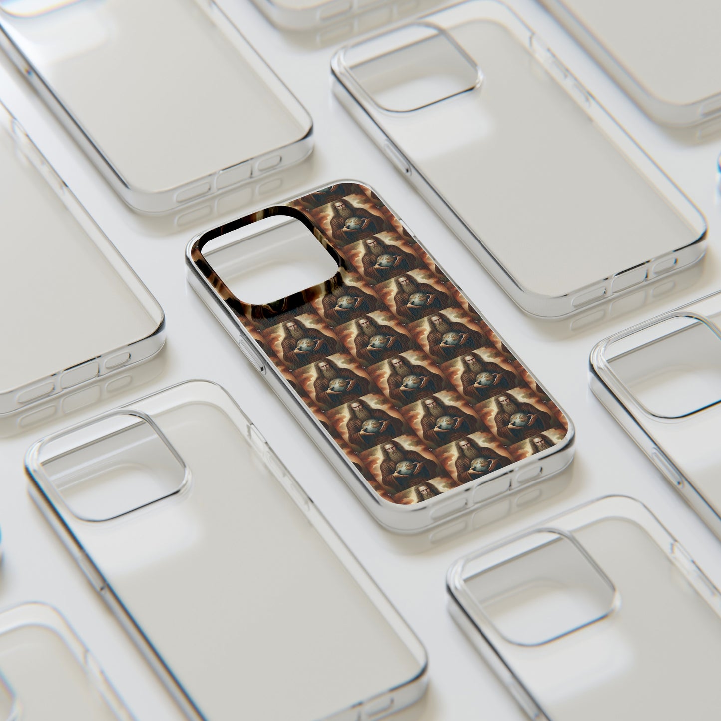 AImagination Collection Soft Phone Cases - "Yahweh's World" - The God Ball Originals by Chris Rabalais (2024)