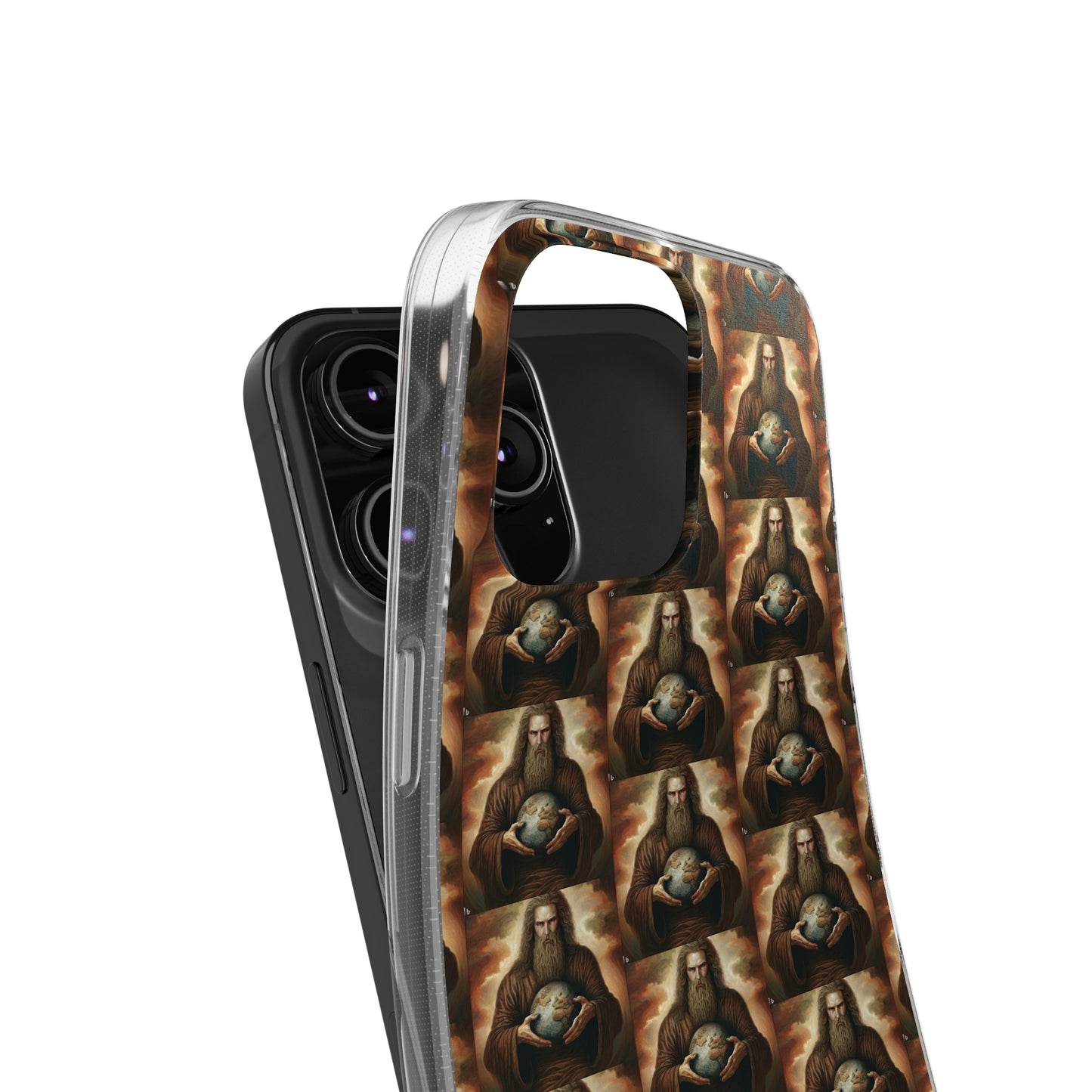 AImagination Collection Soft Phone Cases - "Yahweh's World" - The God Ball Originals by Chris Rabalais (2024)