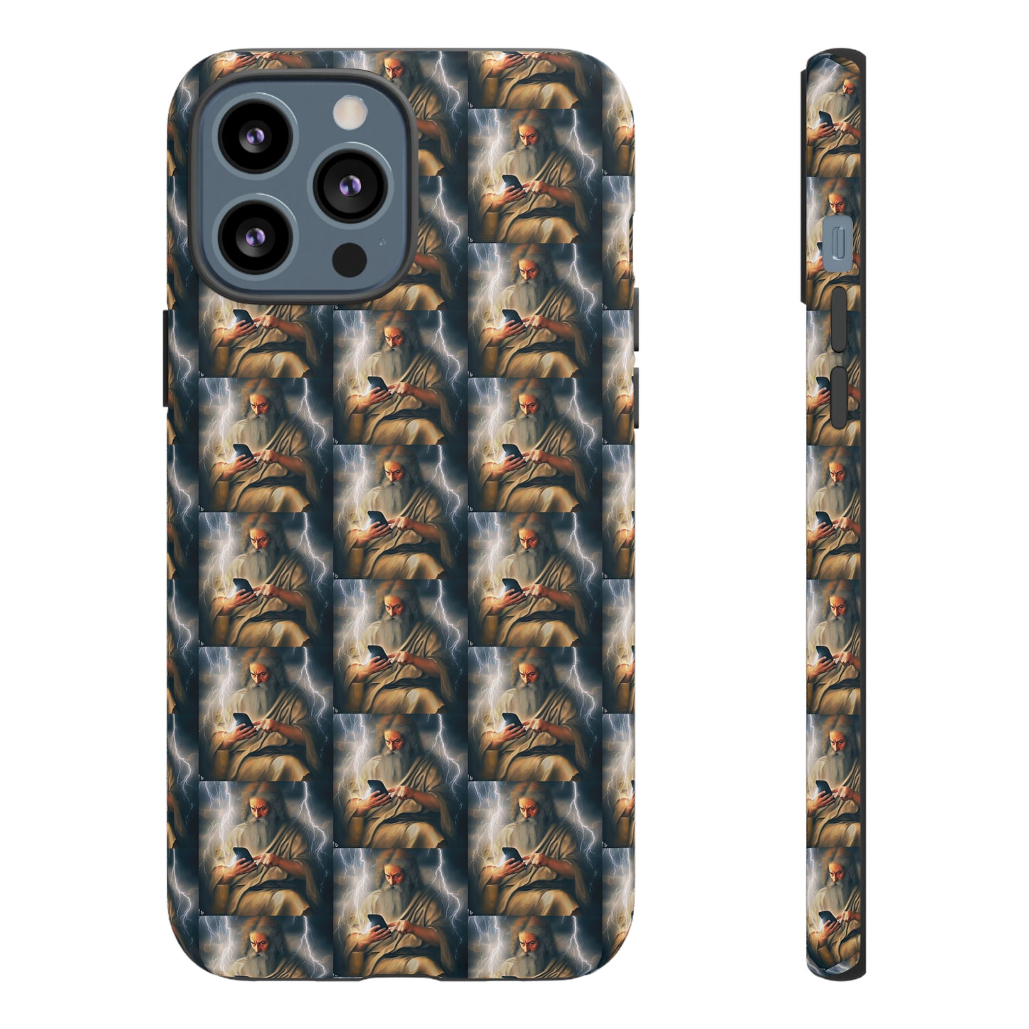 AImagination Collection iPhone Tough Cases - "The Watchman" - The God Ball Originals by Chris Rabalais (2024)