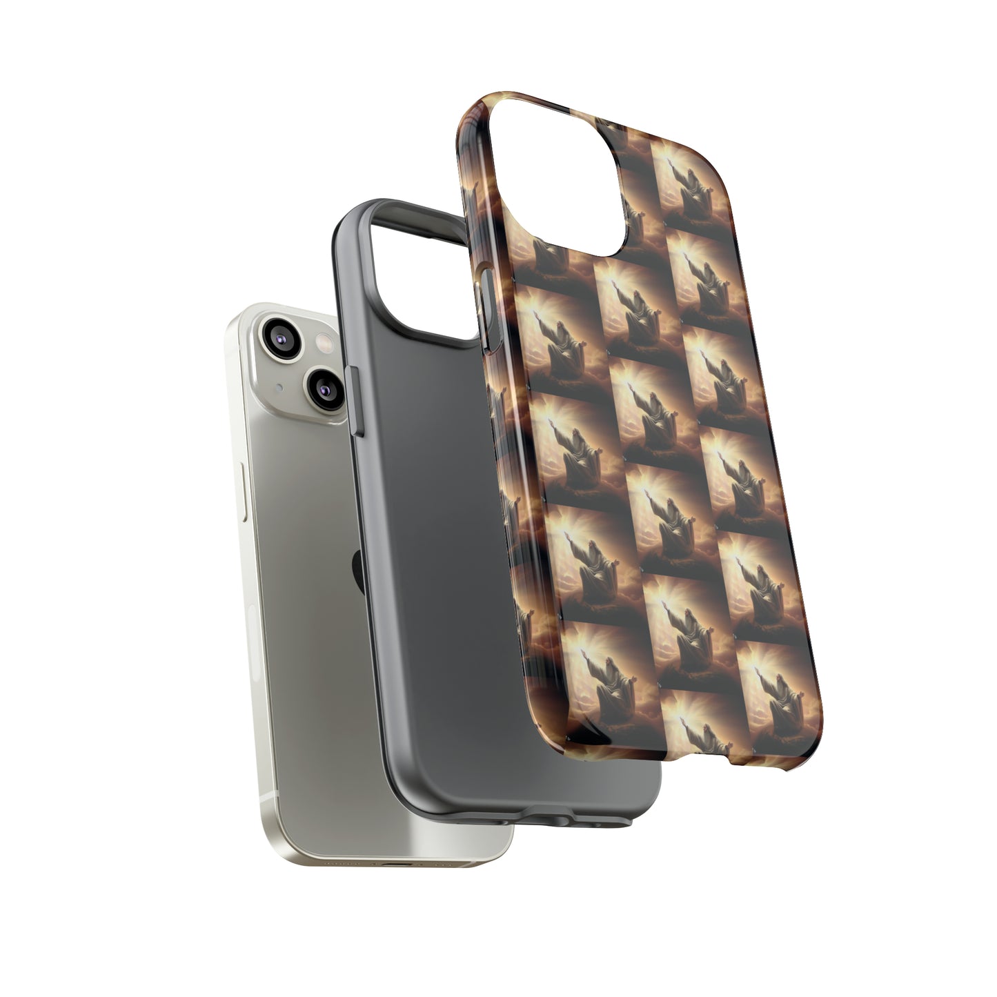 AImagination Collection iPhone Tough Case - "Let There Be Light" - The God Ball Originals by Chris Rabalais (2024)