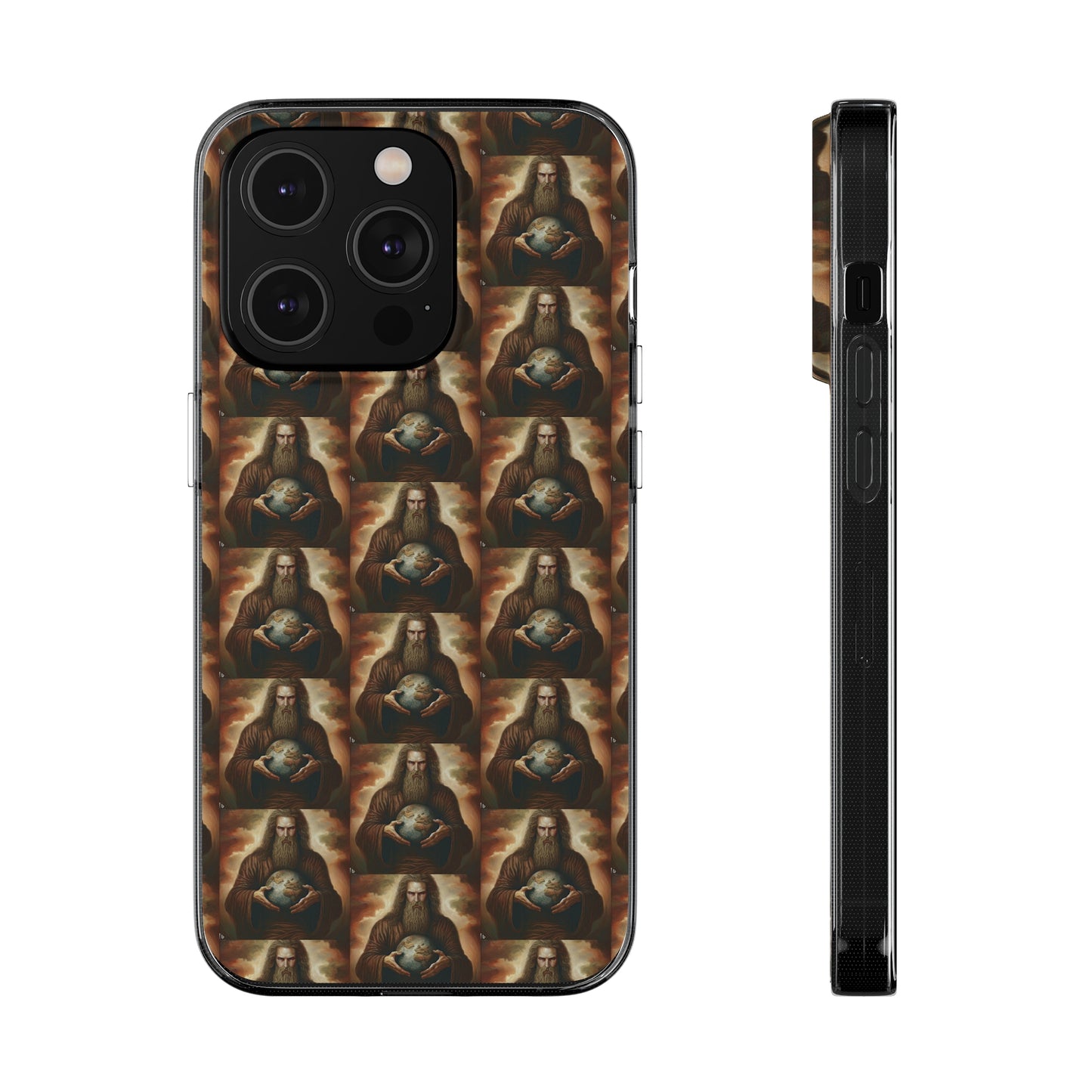 AImagination Collection Soft Phone Cases - "Yahweh's World" - The God Ball Originals by Chris Rabalais (2024)
