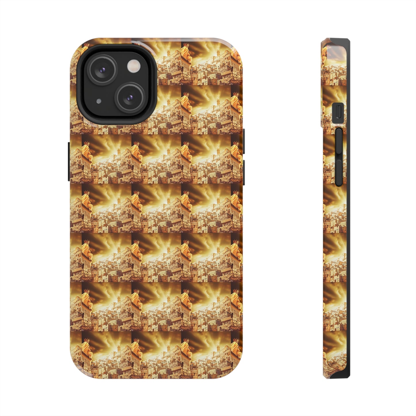 AImagination Collection Apple iPhone Tough Case - "The Golden Kingdom" - The God Ball Originals by Chris Rabalais