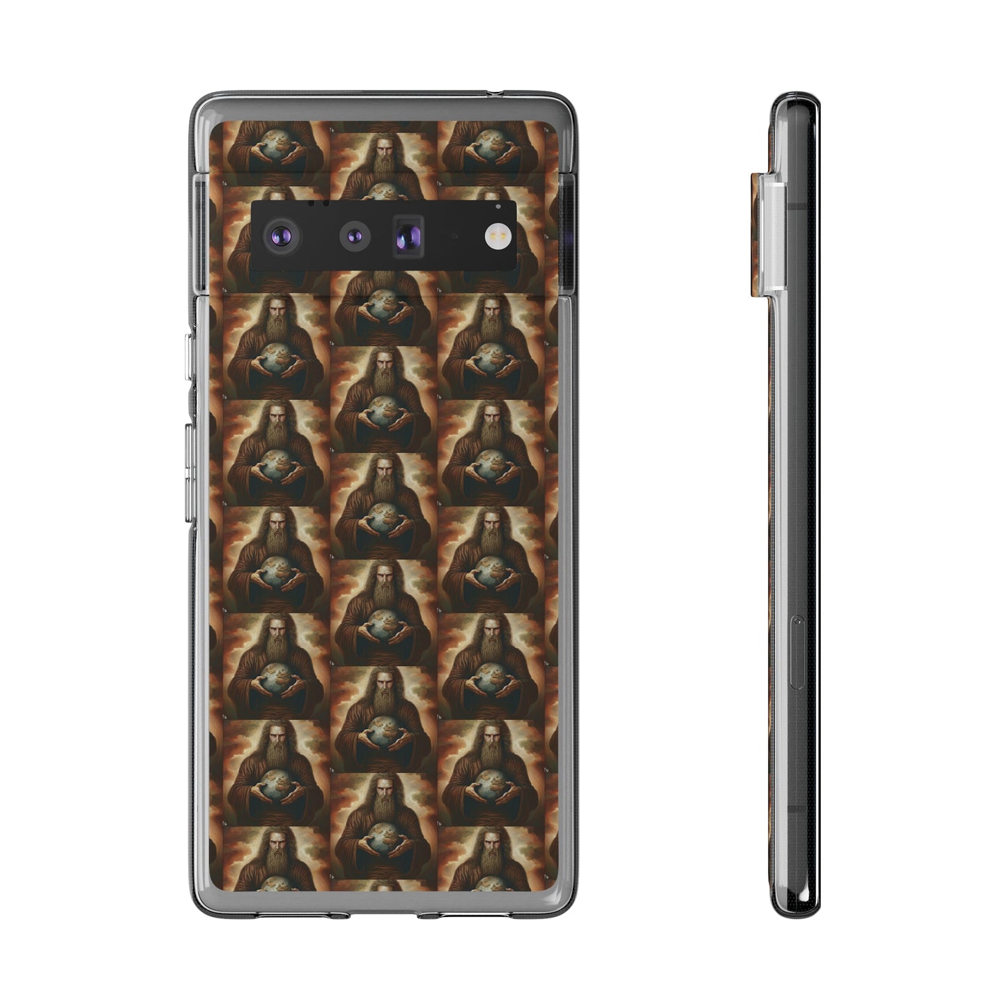 AImagination Collection Soft Phone Cases - "Yahweh's World" - The God Ball Originals by Chris Rabalais (2024)