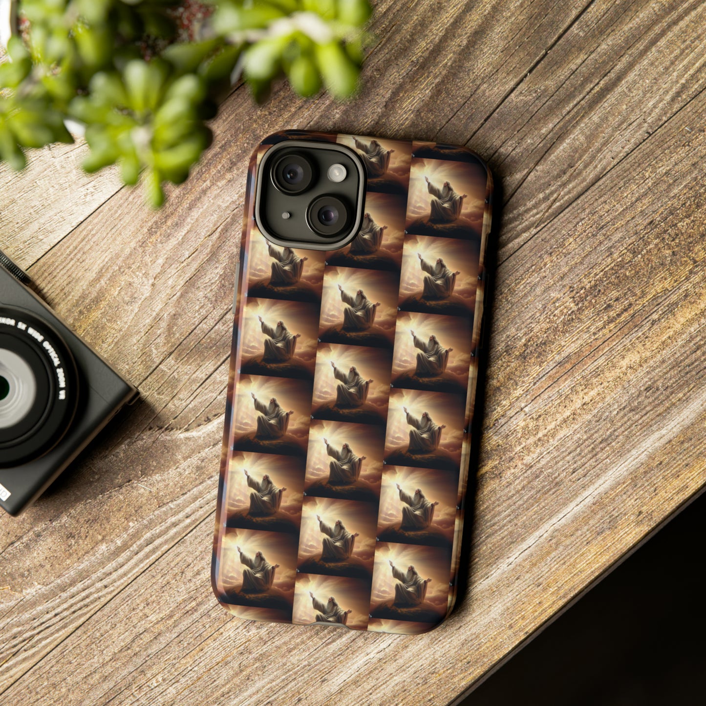 AImagination Collection iPhone Tough Case - "Let There Be Light" - The God Ball Originals by Chris Rabalais (2024)