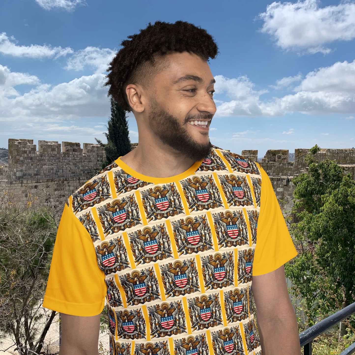 Washington DC Vintage Christian Crusader - Premium Sports Jersey - USA - 100% Charity Benefit - The God Vote Collection by Chris Rabalais