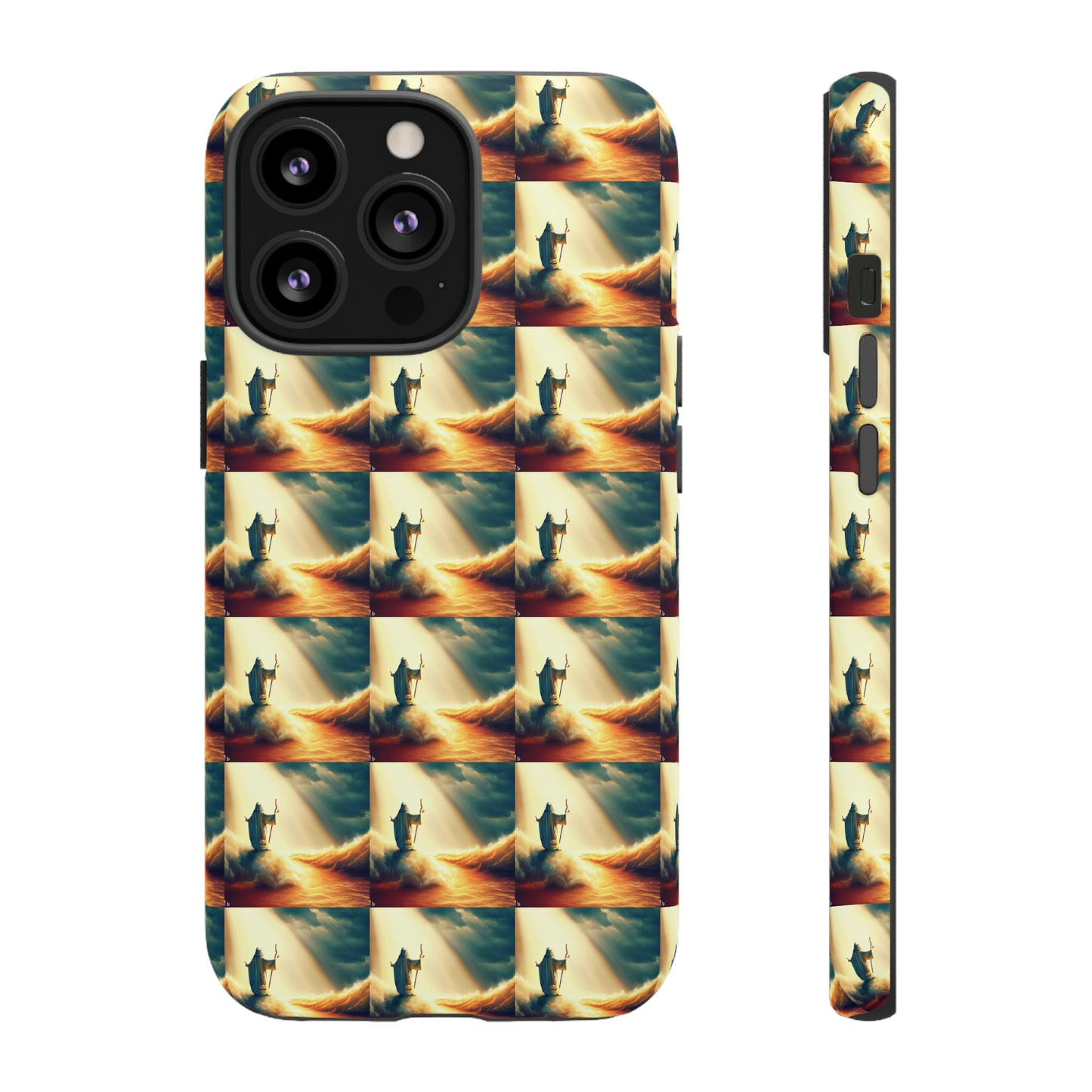 AImagination Collection iPhone Tough Case - "Parting the Sea" - The God Ball Originals by Chris Rabalais (2024)