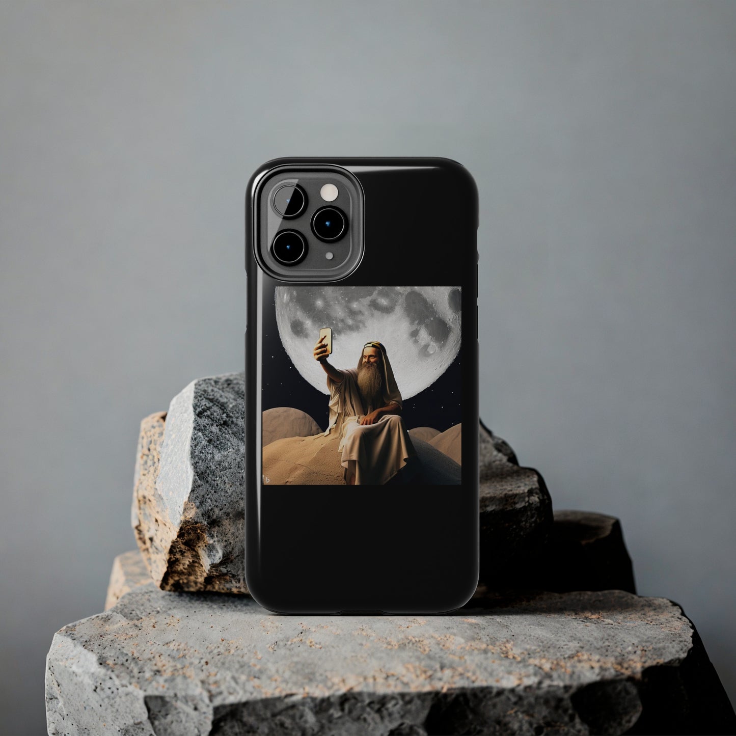 AImagination Collection iPhone Tough Case - "The Old and The New" - The God Ball Originals by Chris Rabalais (2024)