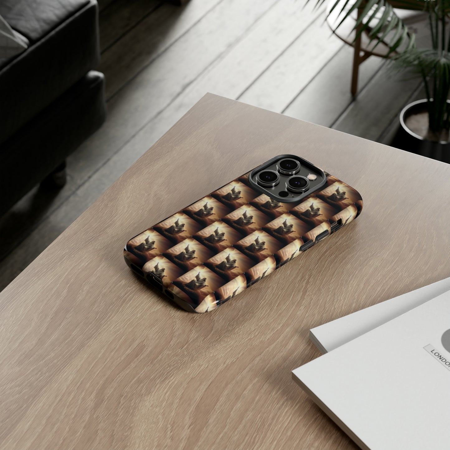 AImagination Collection iPhone Tough Case - "Let There Be Light" - The God Ball Originals by Chris Rabalais (2024)