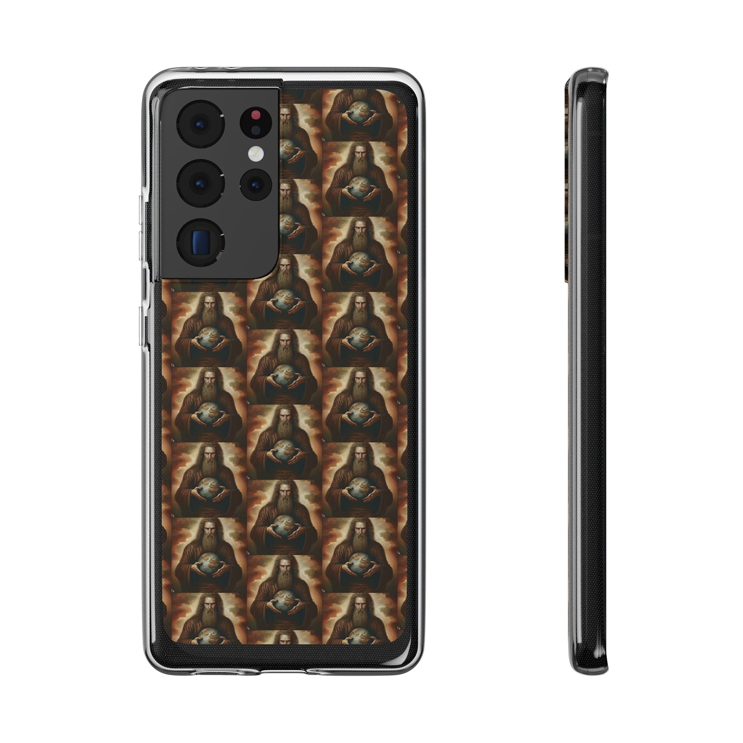 AImagination Collection Soft Phone Cases - "Yahweh's World" - The God Ball Originals by Chris Rabalais (2024)