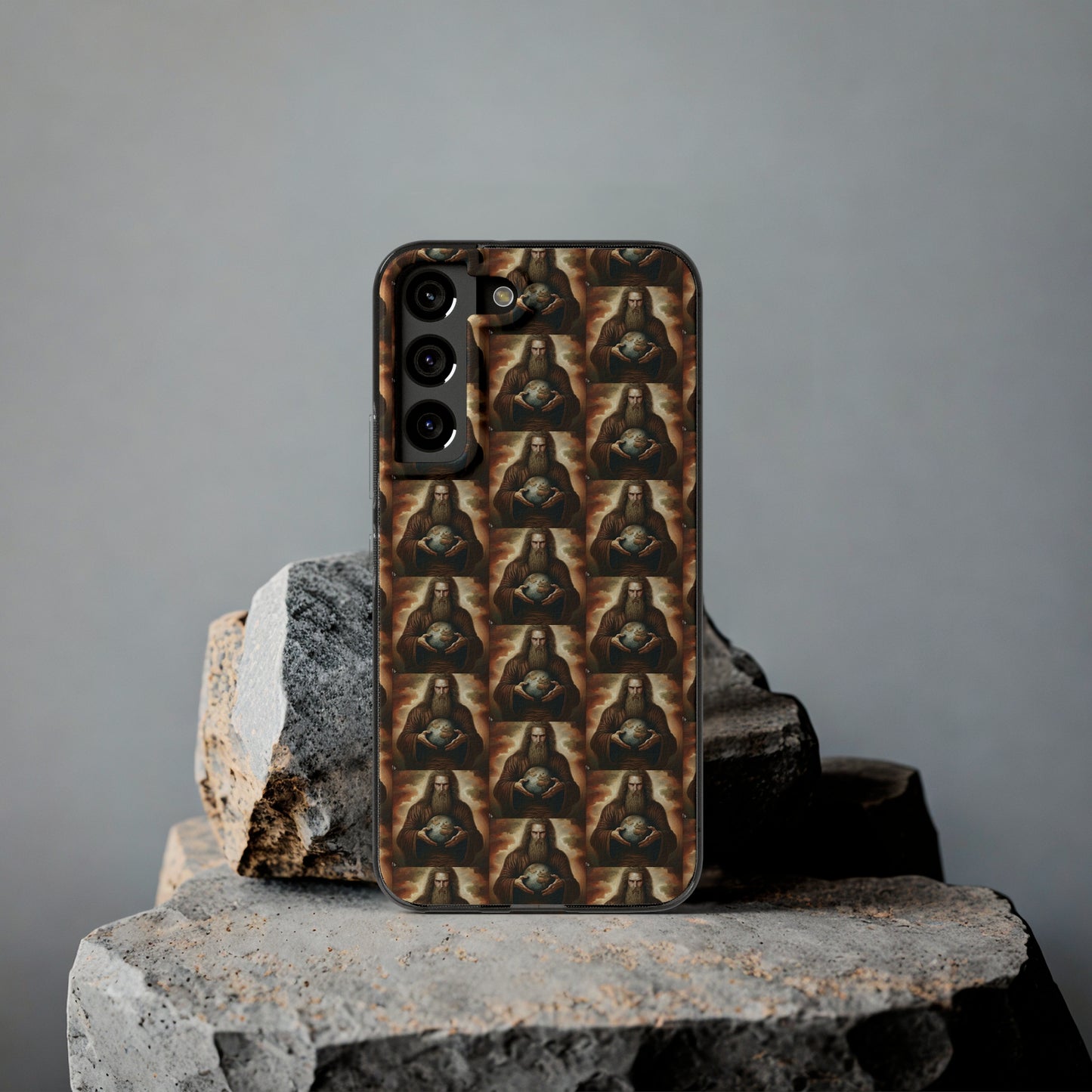 AImagination Collection Soft Phone Cases - "Yahweh's World" - The God Ball Originals by Chris Rabalais (2024)