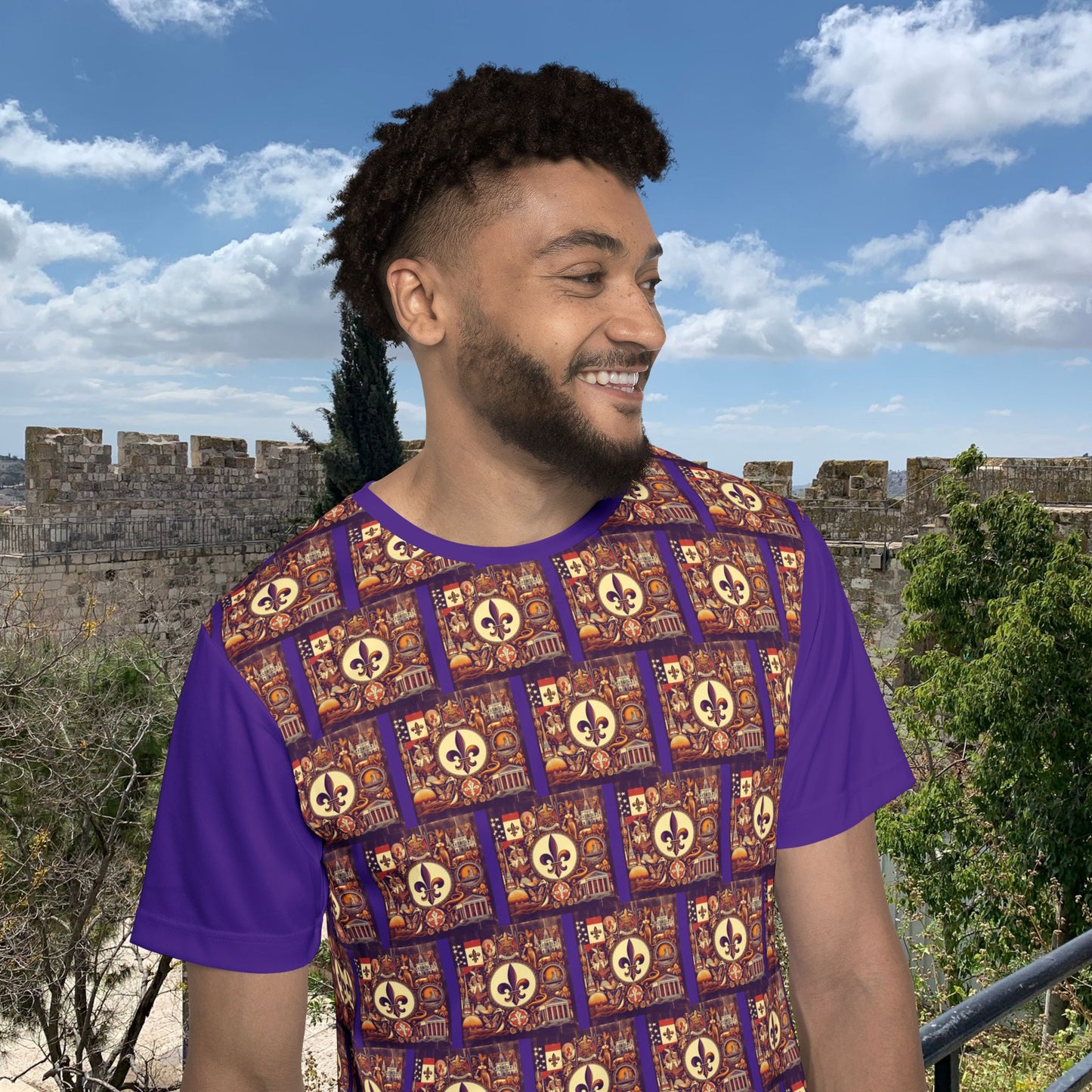 Louisiana Vintage Christian Crusader - Premium Sports Jersey - USA - 100% Charity Benefit - The God Vote Collection by Chris Rabalais