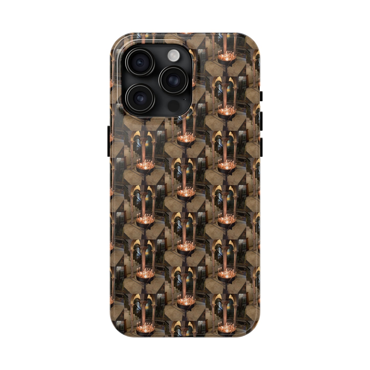 Holy Land Origins Apple iPhone Tough Case - Church of the Holy Sepulchre at Jerusalem - The God Ball Originals by Chris Rabalais (2024)