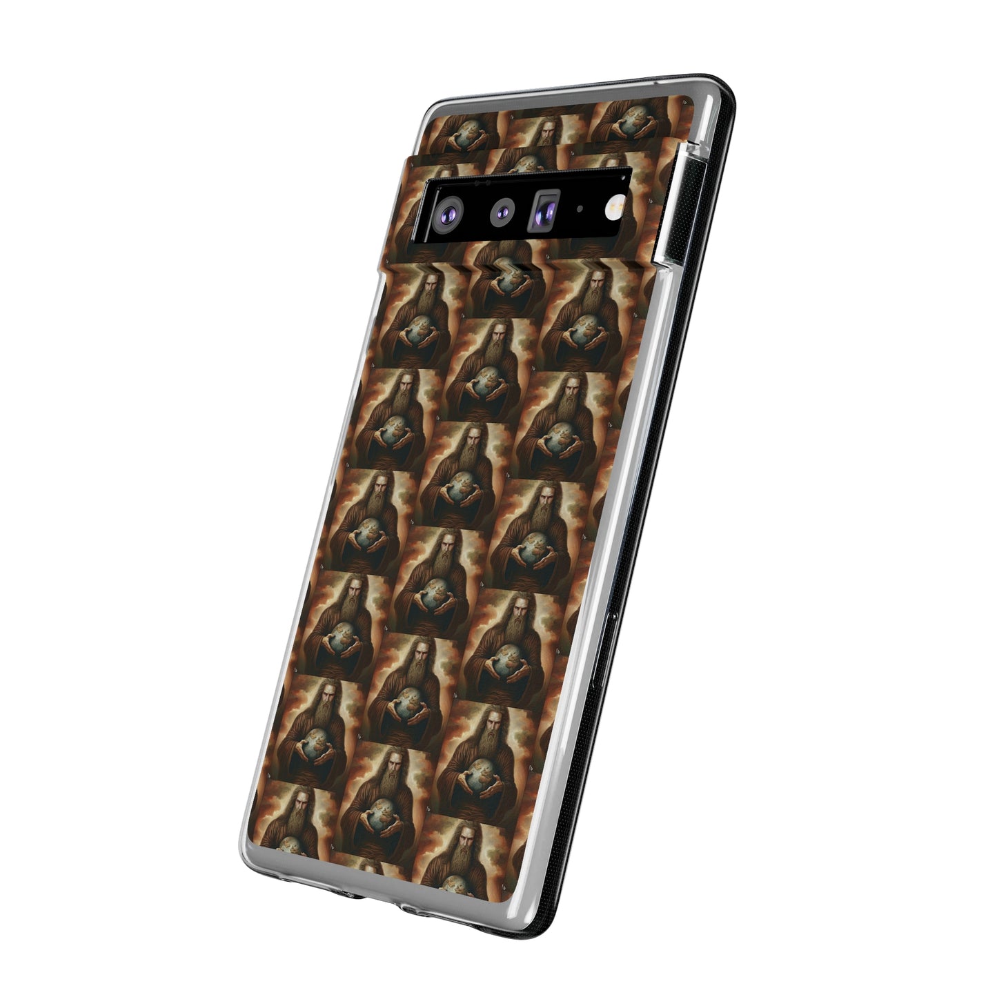 AImagination Collection Soft Phone Cases - "Yahweh's World" - The God Ball Originals by Chris Rabalais (2024)