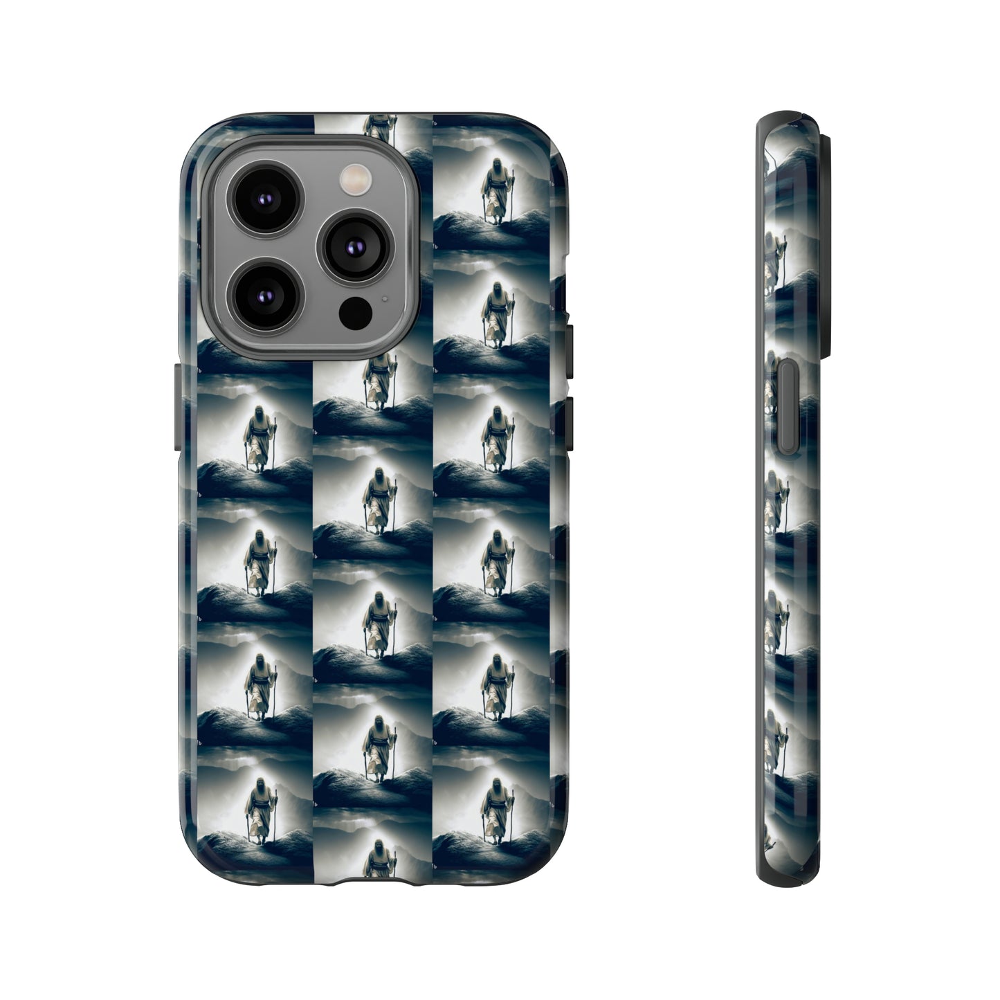 AImagination Collection iPhone Tough Case - "The Walk" - The God Ball Originals by Chris Rabalais (2024)