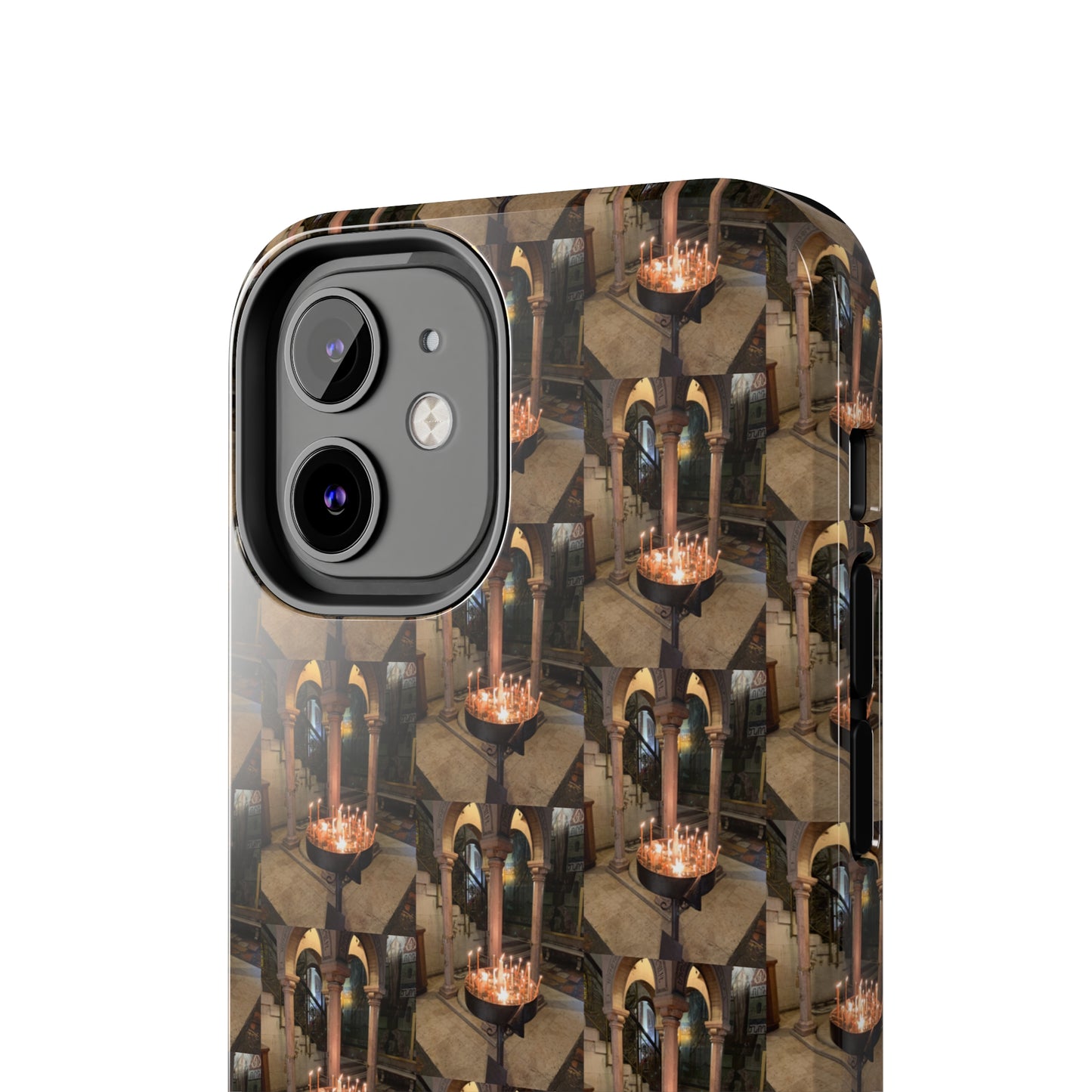 Holy Land Origins Apple iPhone Tough Case - Church of the Holy Sepulchre at Jerusalem - The God Ball Originals by Chris Rabalais (2024)