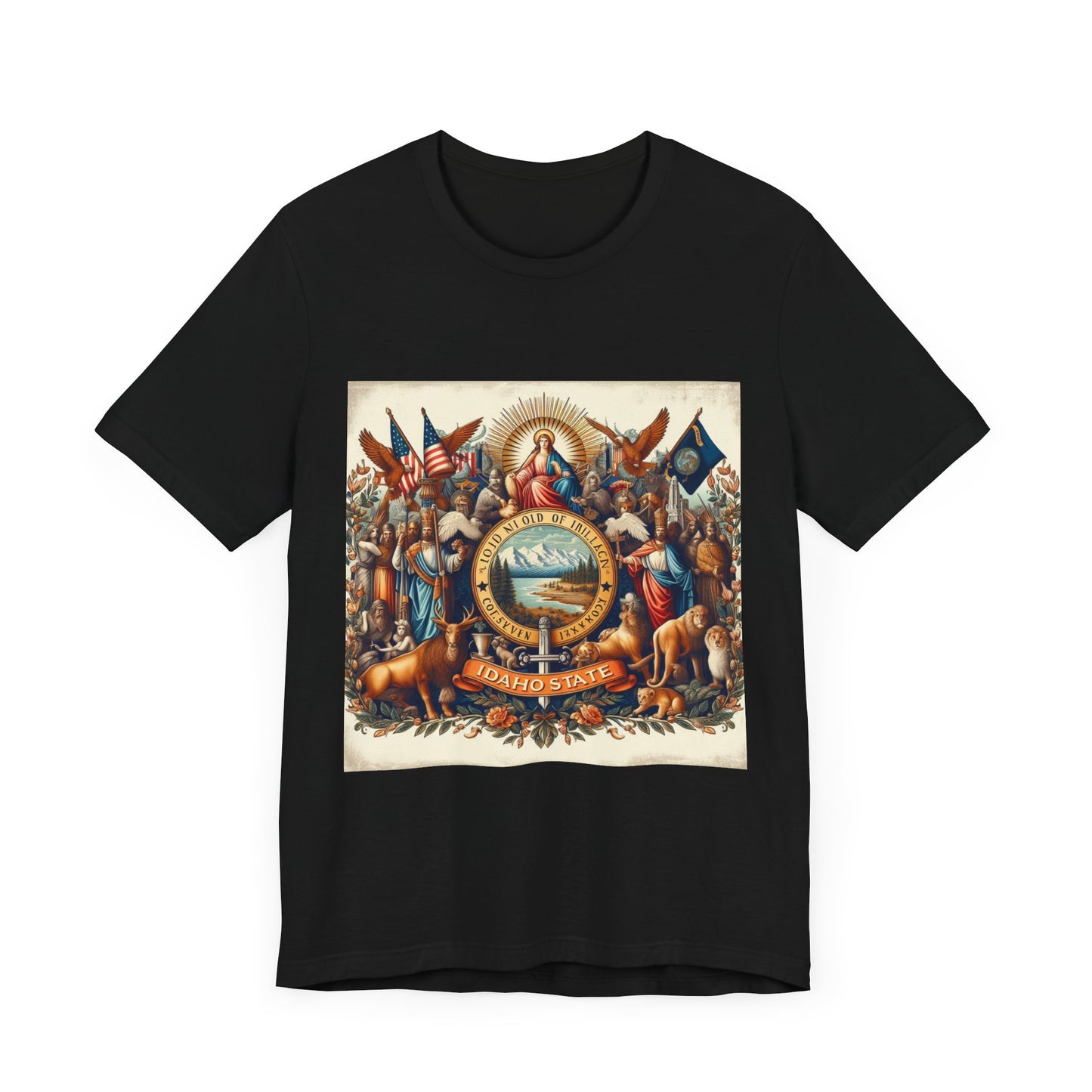 Idaho Vintage Christian Crusader - Unisex Jersey Tee - USA - 100% Charity Benefit - The God Vote Collection by Chris Rabalais