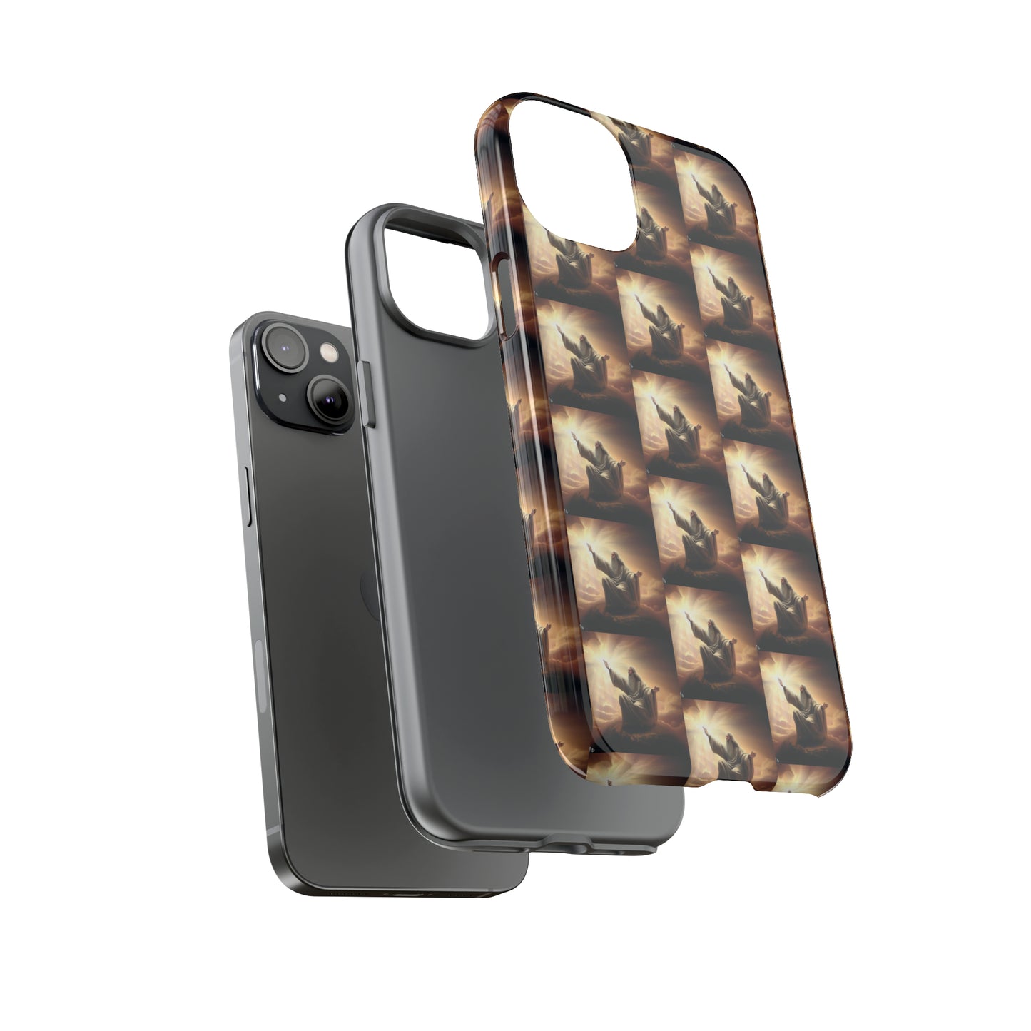 AImagination Collection iPhone Tough Case - "Let There Be Light" - The God Ball Originals by Chris Rabalais (2024)