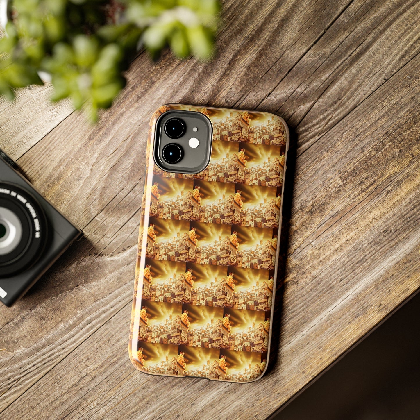 AImagination Collection Apple iPhone Tough Case - "The Golden Kingdom" - The God Ball Originals by Chris Rabalais