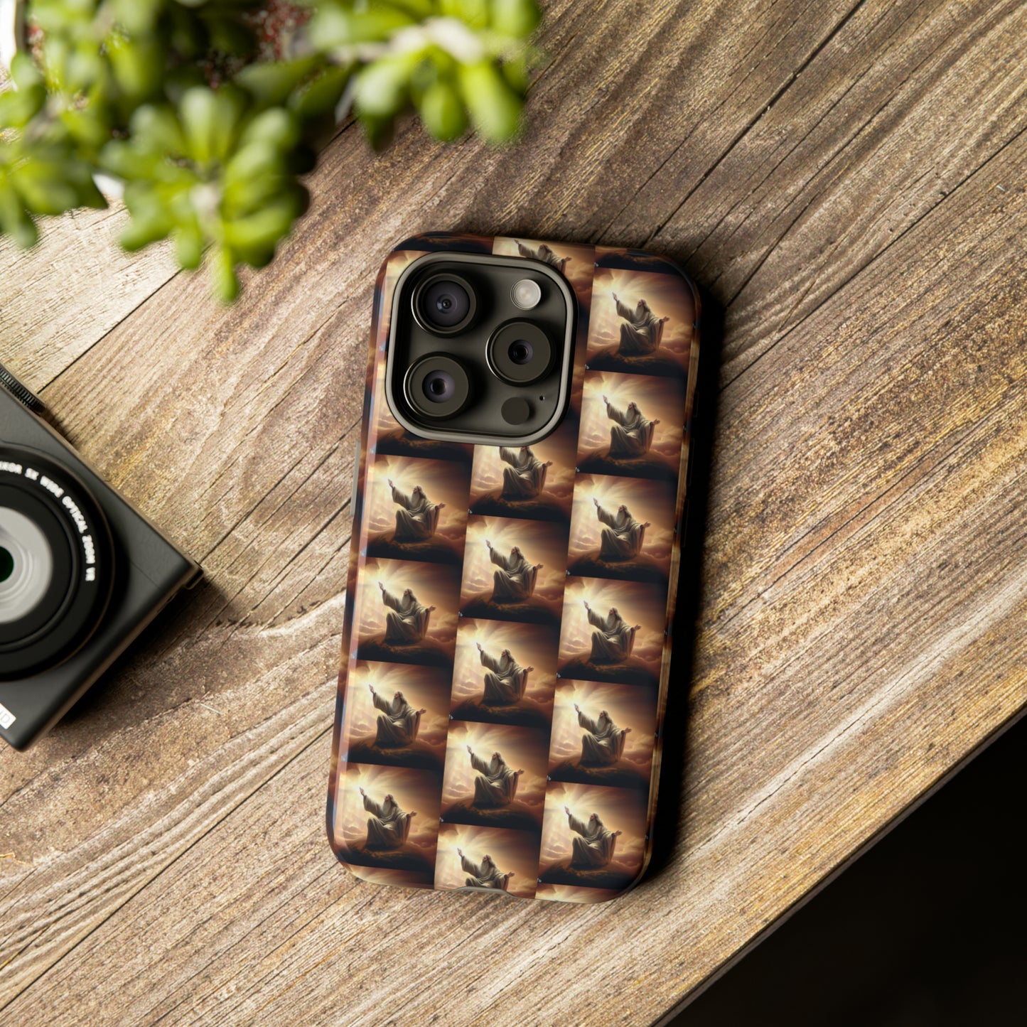 AImagination Collection iPhone Tough Case - "Let There Be Light" - The God Ball Originals by Chris Rabalais (2024)