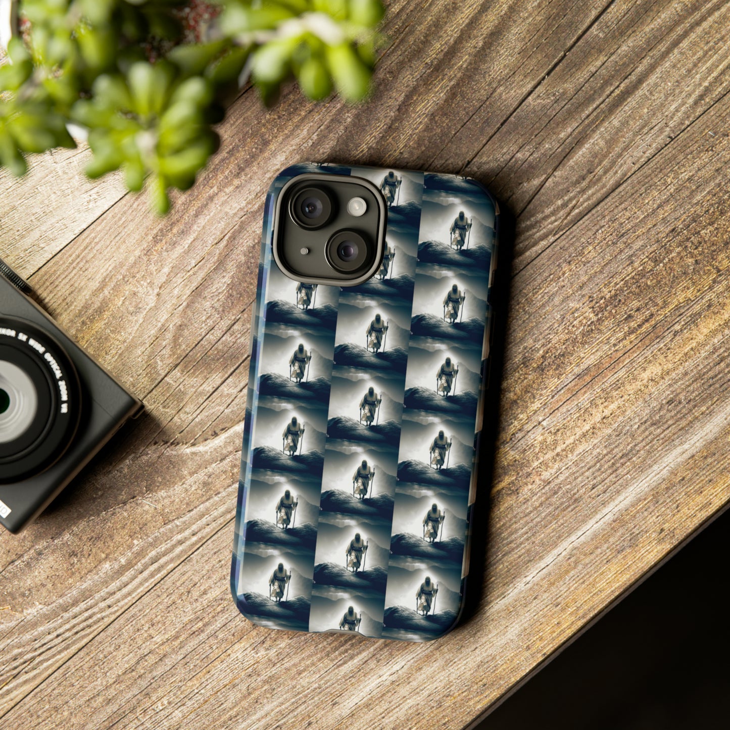 AImagination Collection iPhone Tough Case - "The Walk" - The God Ball Originals by Chris Rabalais (2024)