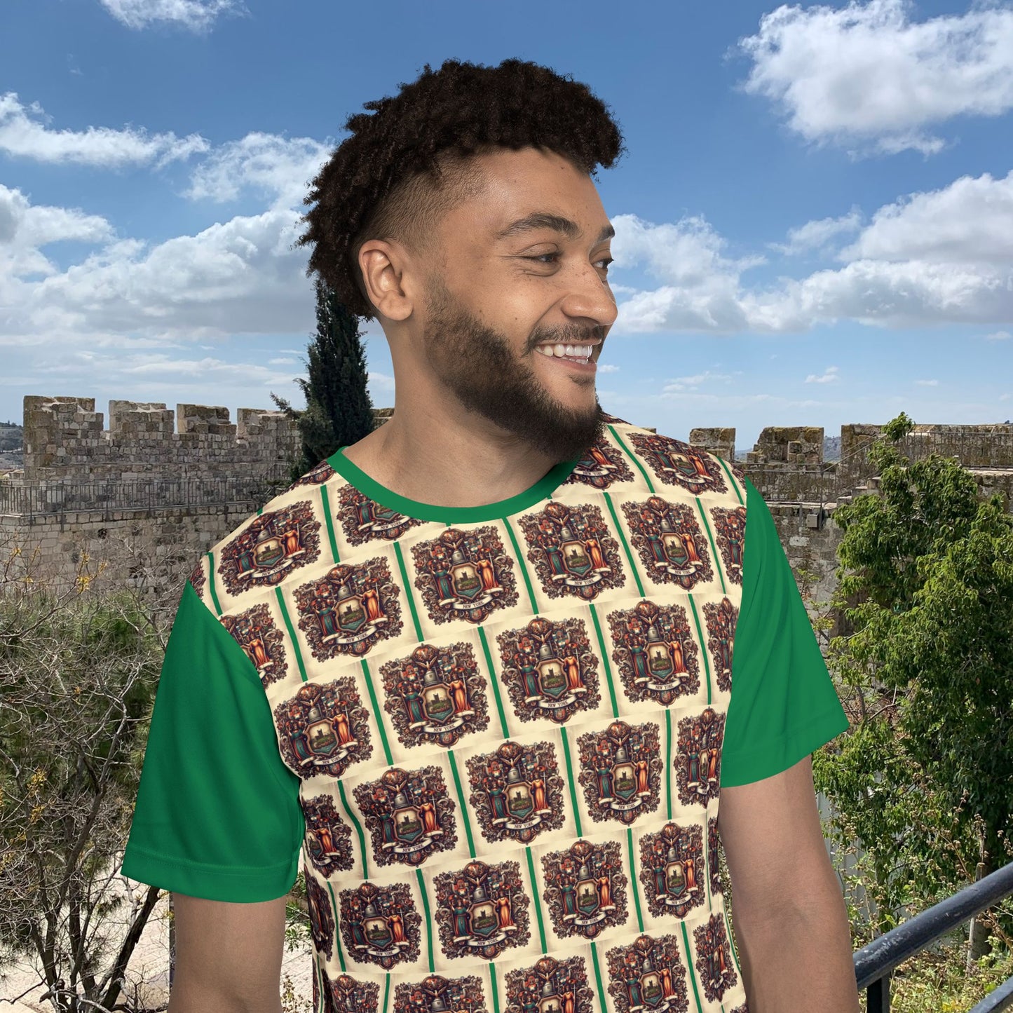 New York Vintage Christian Crusader - Premium Sports Jersey - USA - 100% Charity Benefit - The God Vote Collection by Chris Rabalais