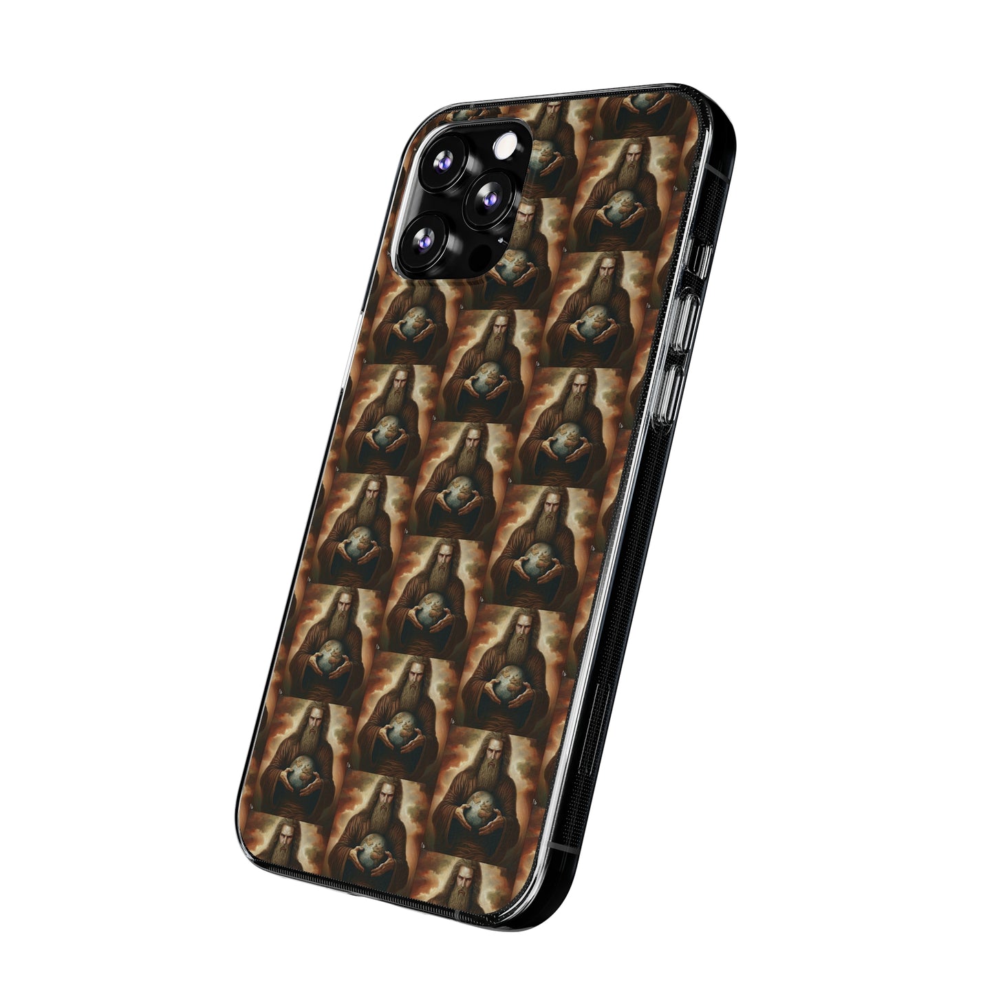 AImagination Collection Soft Phone Cases - "Yahweh's World" - The God Ball Originals by Chris Rabalais (2024)