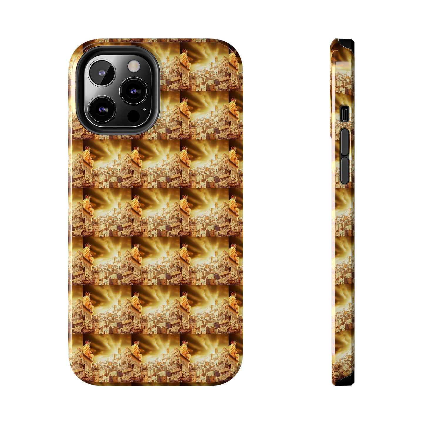 AImagination Collection Apple iPhone Tough Case - "The Golden Kingdom" - The God Ball Originals by Chris Rabalais