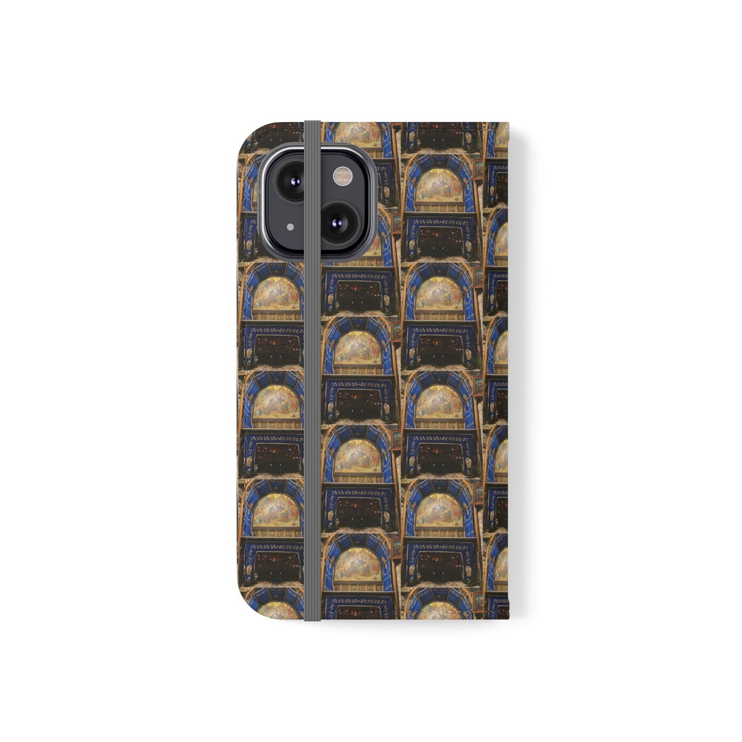 Holy Land Origins Apple iPhone Flip Cases - Church of the Nativity at Bethlehem - The God Ball Originals by Chris Rabalais (2024)