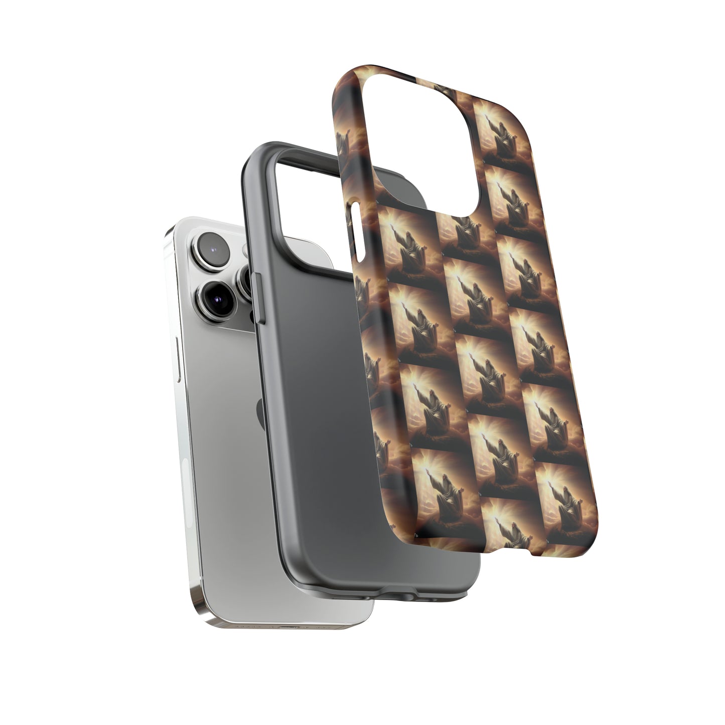AImagination Collection iPhone Tough Case - "Let There Be Light" - The God Ball Originals by Chris Rabalais (2024)