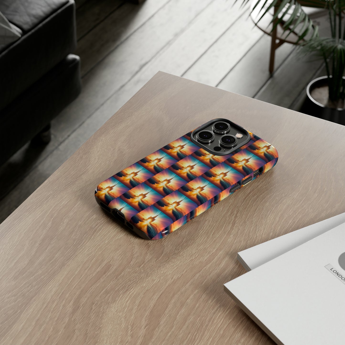 AImagination Collection iPhone Tough Case - "Come to the Light" - The God Ball Originals by Chris Rabalais (2024)