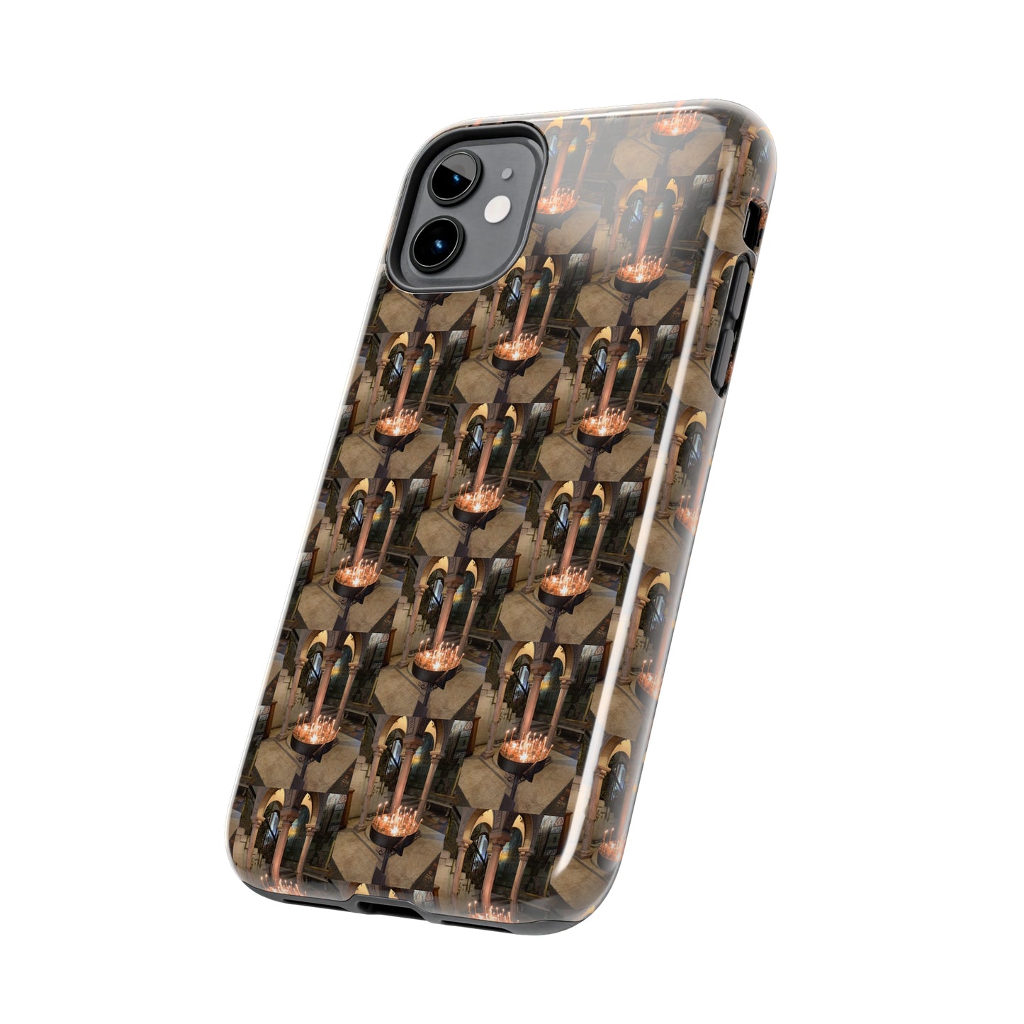 Holy Land Origins Apple iPhone Tough Case - Church of the Holy Sepulchre at Jerusalem - The God Ball Originals by Chris Rabalais (2024)