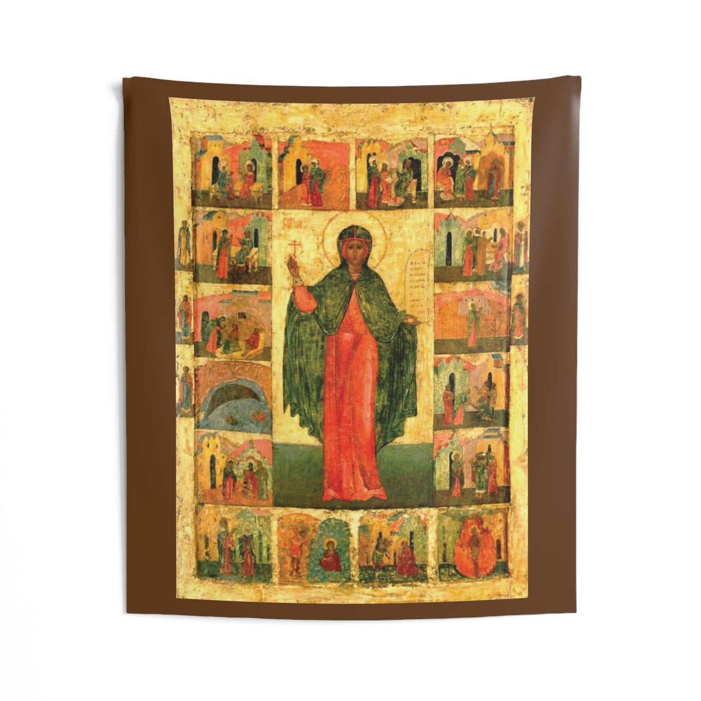 Saint Anastasia the Roman Byzantine Orthodox Icon 3rd Century October 29 Feast Home Tapestry Catholic Christian Bible Scripture Christ Gift